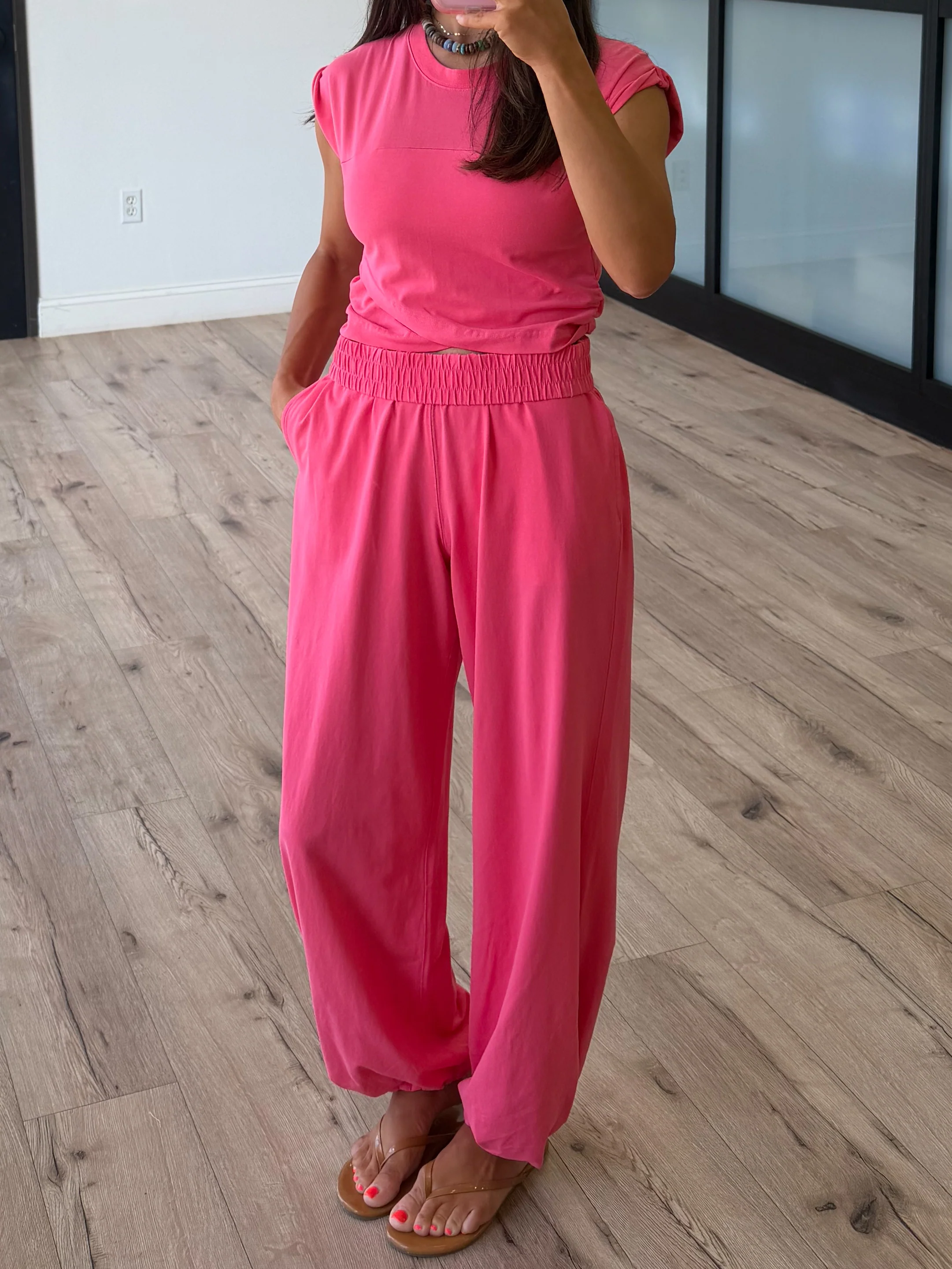 Birdie Crossover Two Piece Set | Watermelon