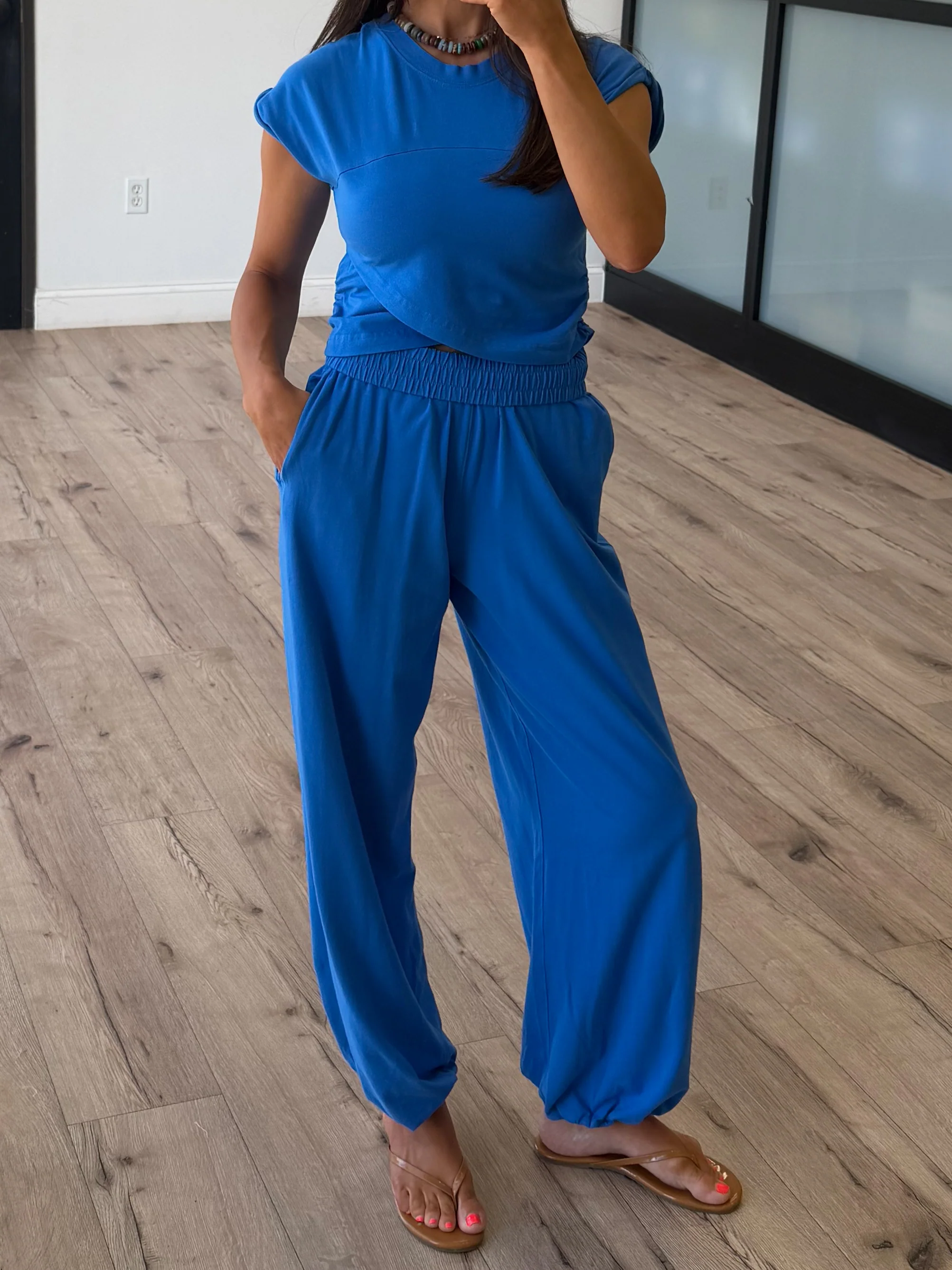 Birdie Crossover Two Piece Set | Cobalt - Image 3
