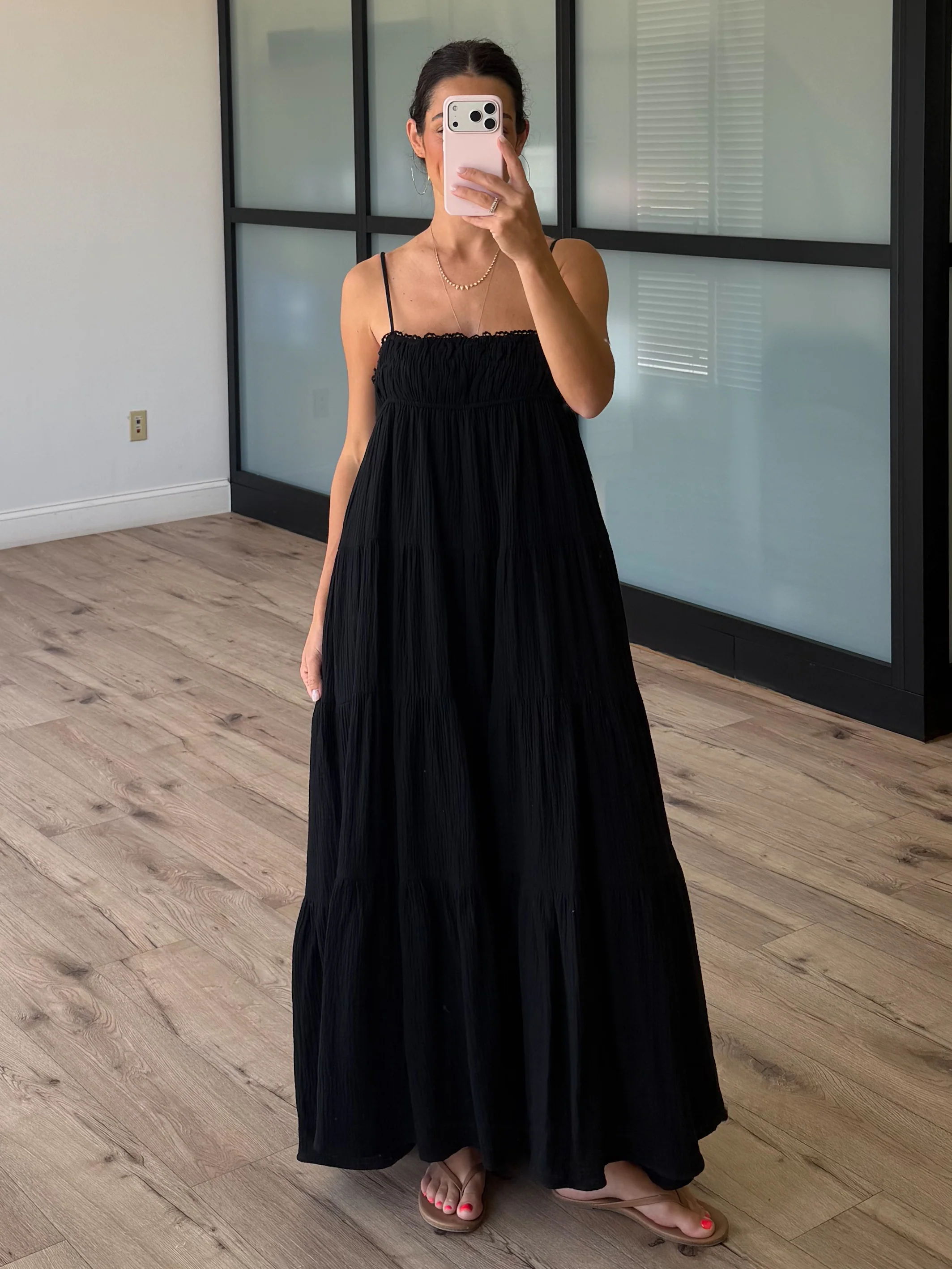 Carried Away Maxi Dress | Black - Image 2