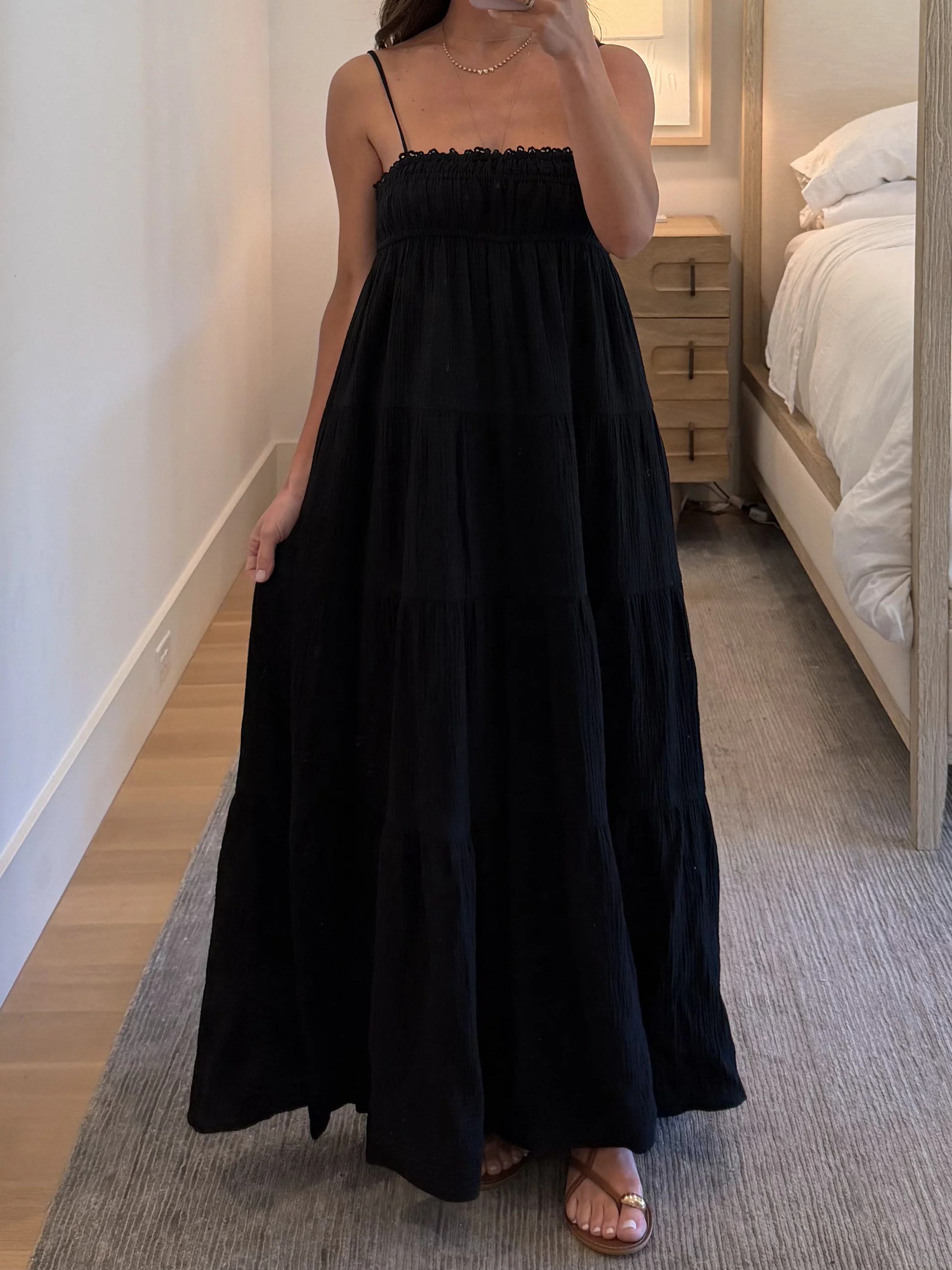 Carried Away Maxi Dress | Black - Image 4