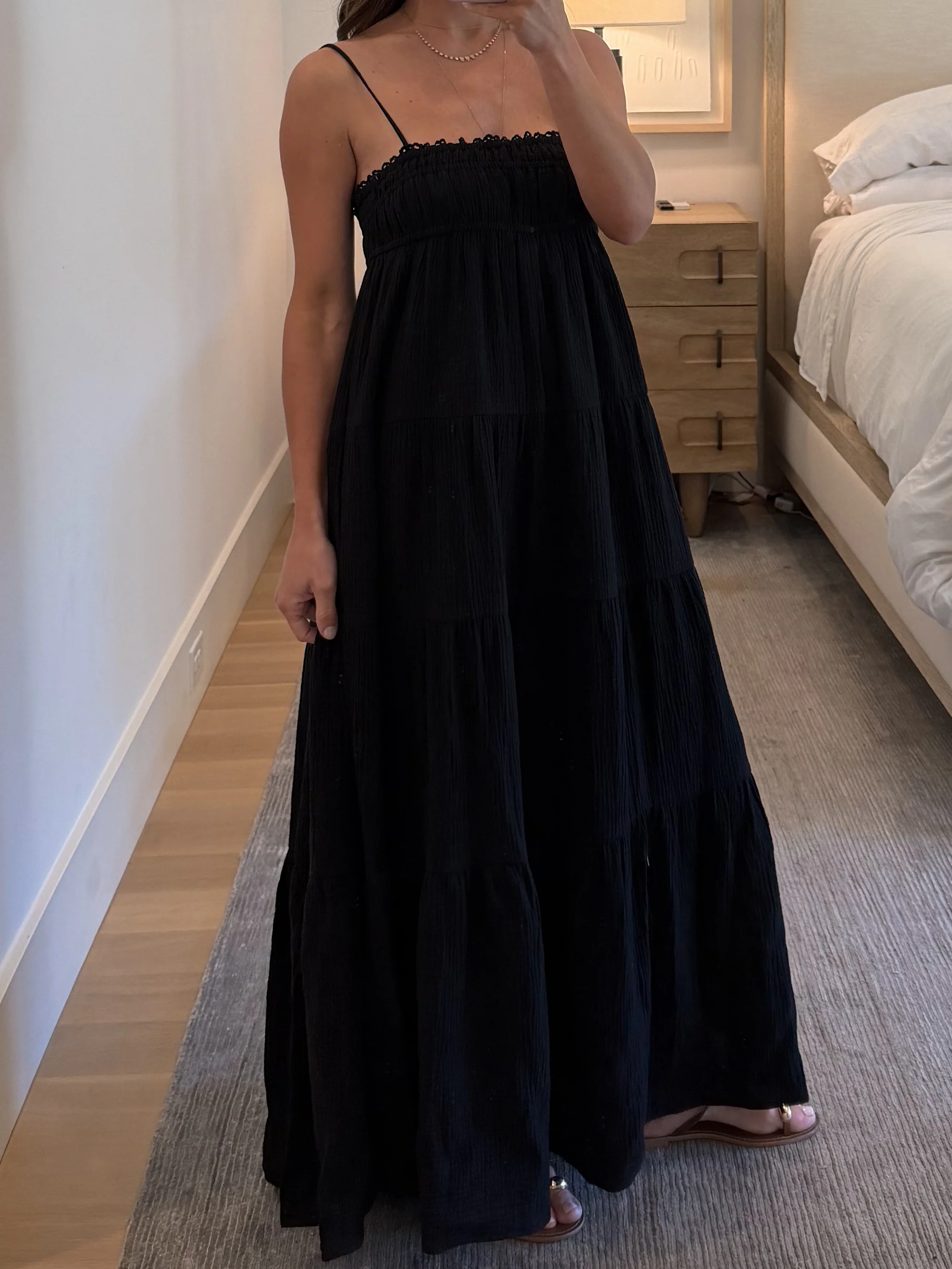 Carried Away Maxi Dress | Black - Image 5