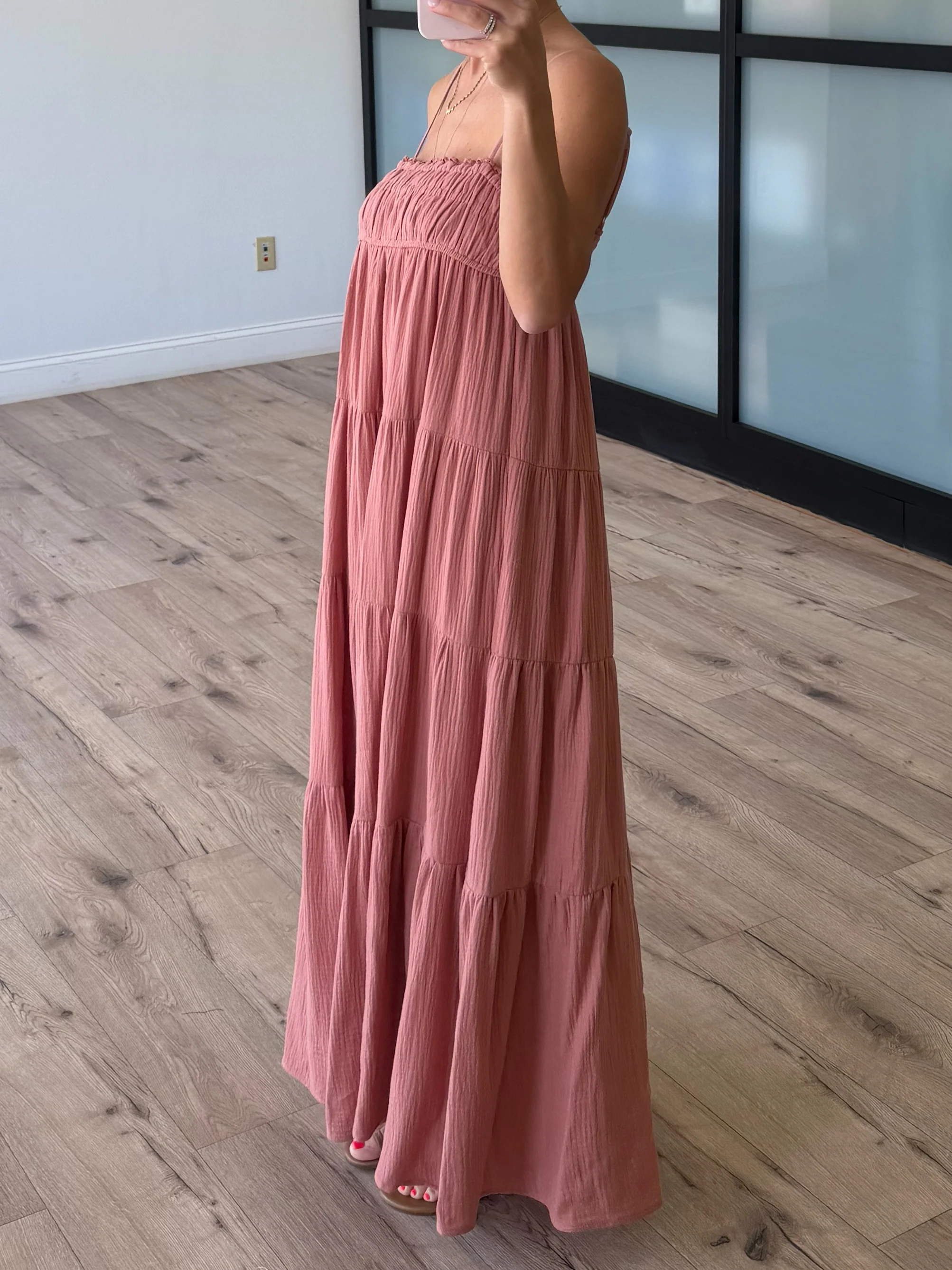 Carried Away Maxi Dress | Clay - Image 2