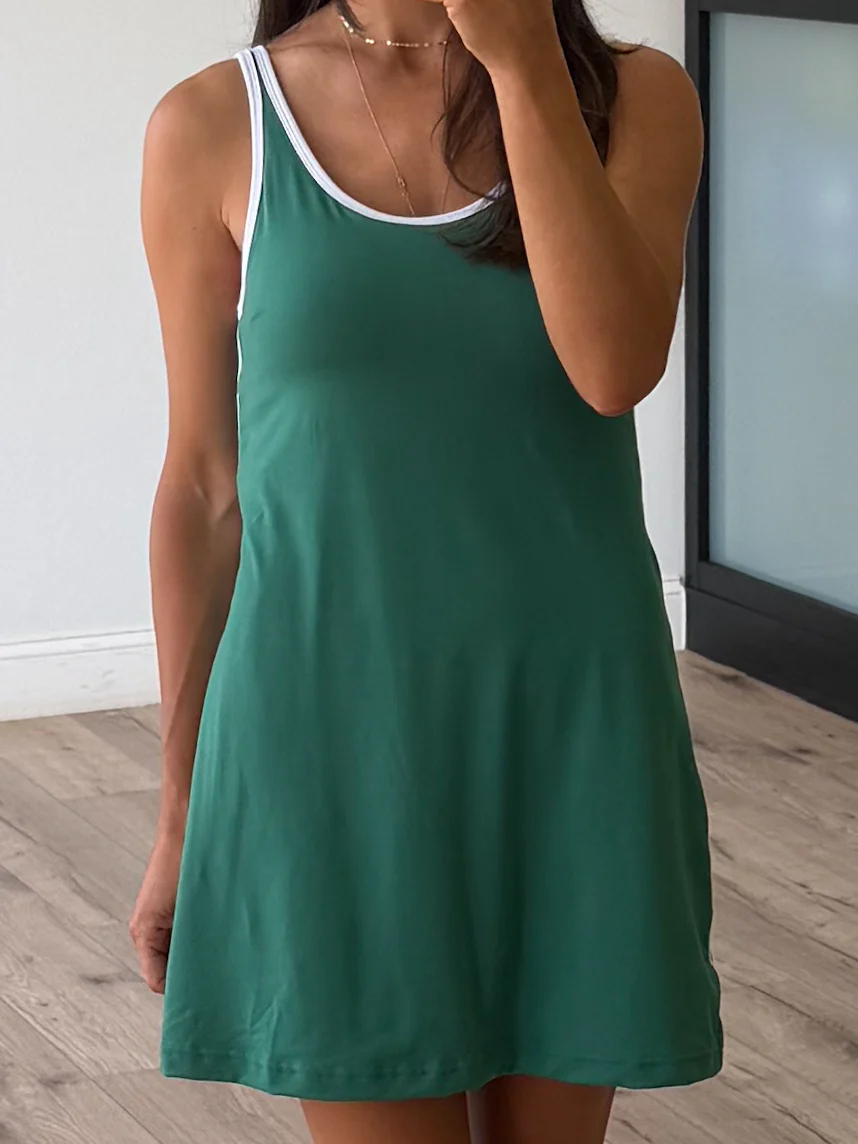 Clubhouse Active Tennis Dress | Kelly Green