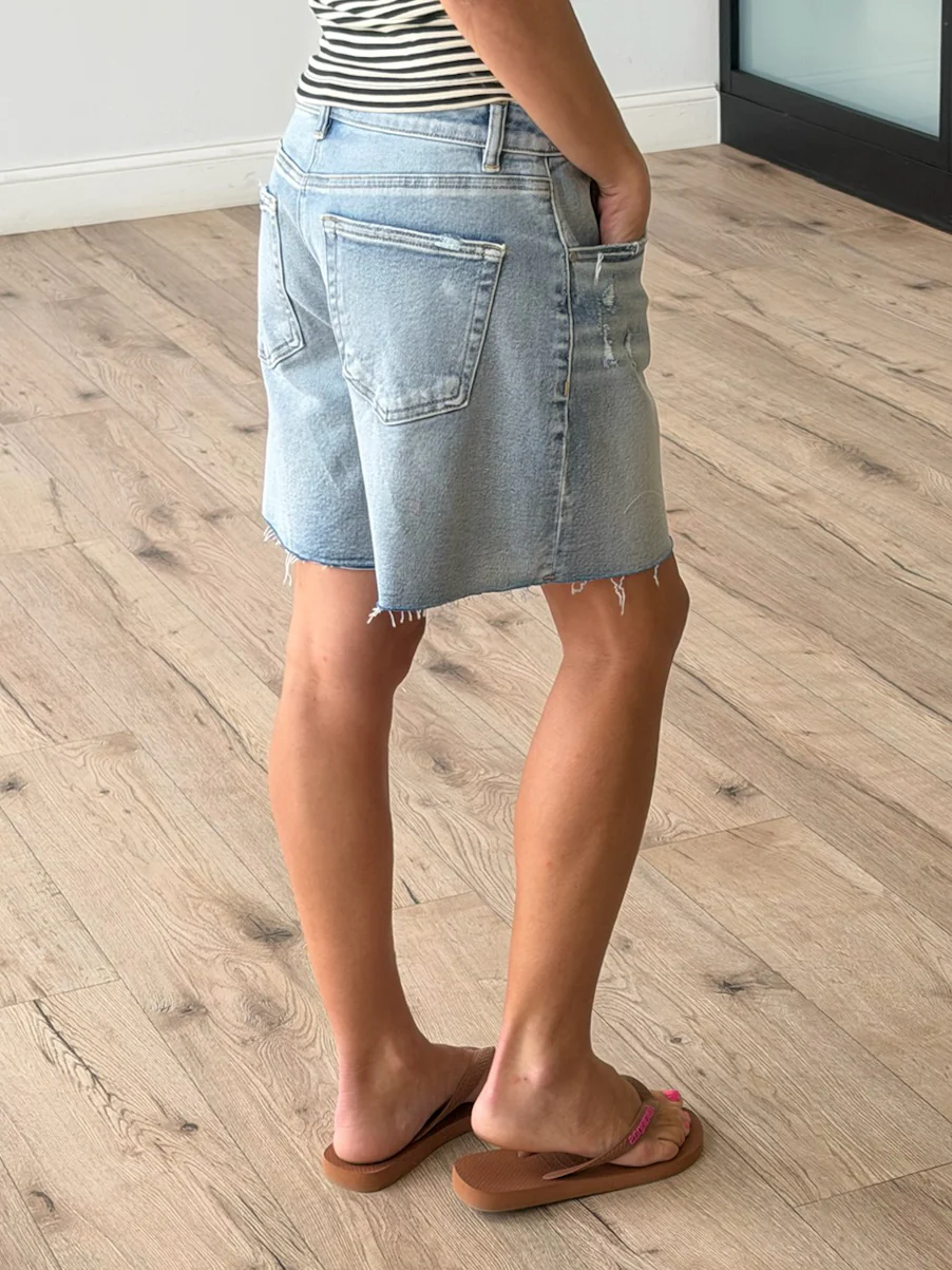 Dean Relaxed Cut-Off Shorts | +Plus Available - Image 2