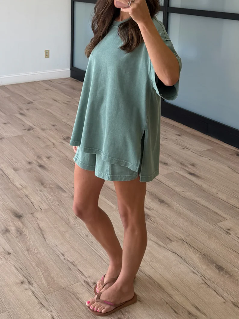 Field Day Tee + Shorts Set | Sea Green - Image 3