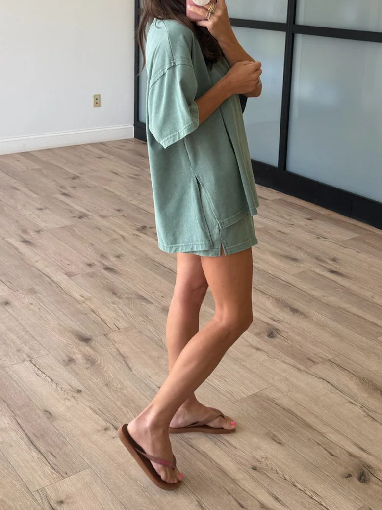 Field Day Tee + Shorts Set | Sea Green - Image 6