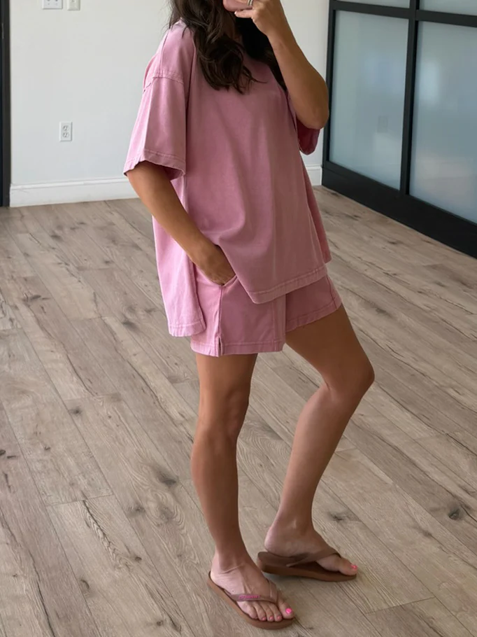 Field Day Tee + Shorts Set | Rose - Image 3