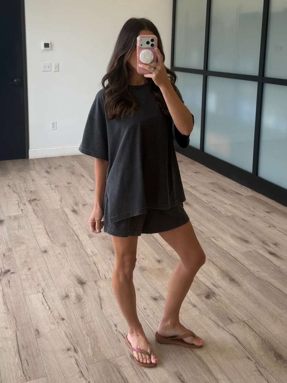 Field Day Tee + Shorts Set | Washed Black - Image 7