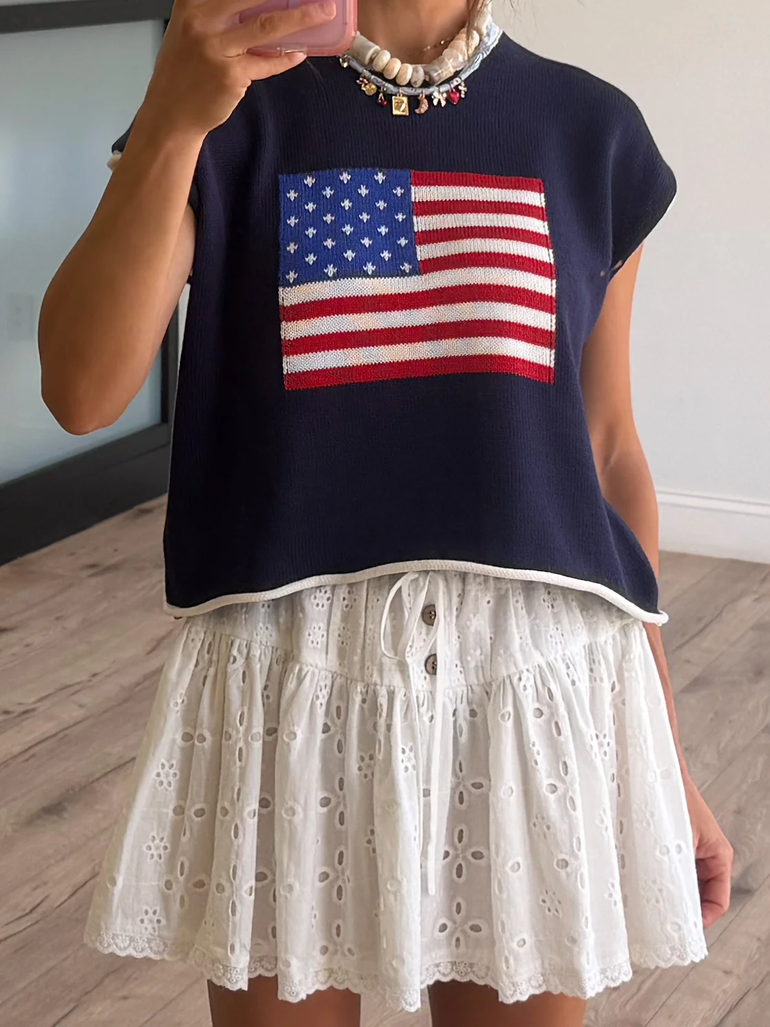 Flagstaff Knit Sweater Top | Navy - Image 3