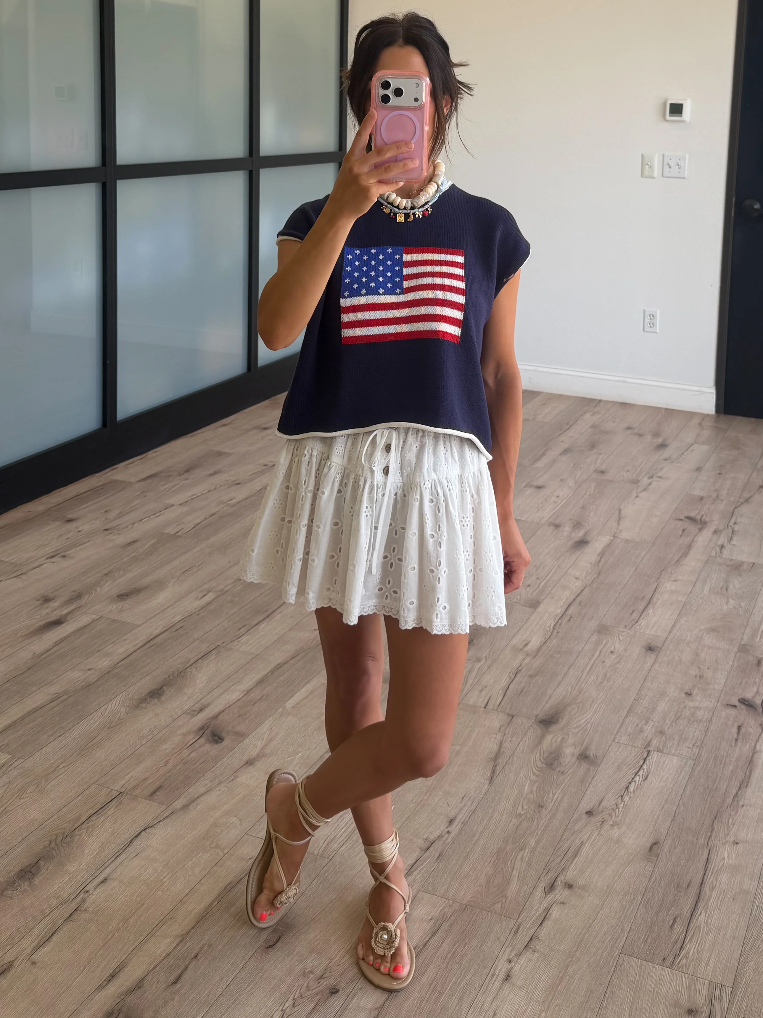 Flagstaff Knit Sweater Top | Navy - Image 4