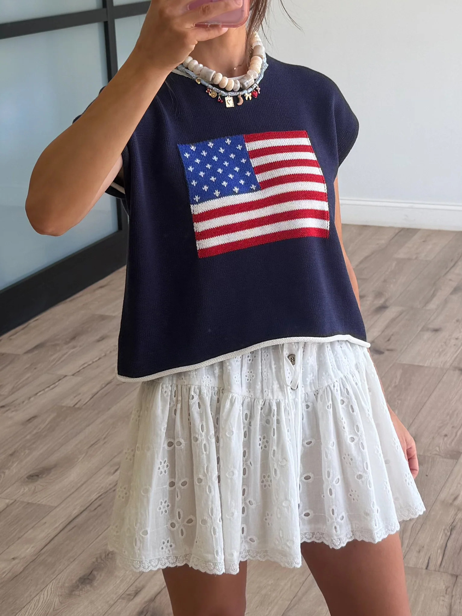 Flagstaff Knit Sweater Top | Navy - Image 5