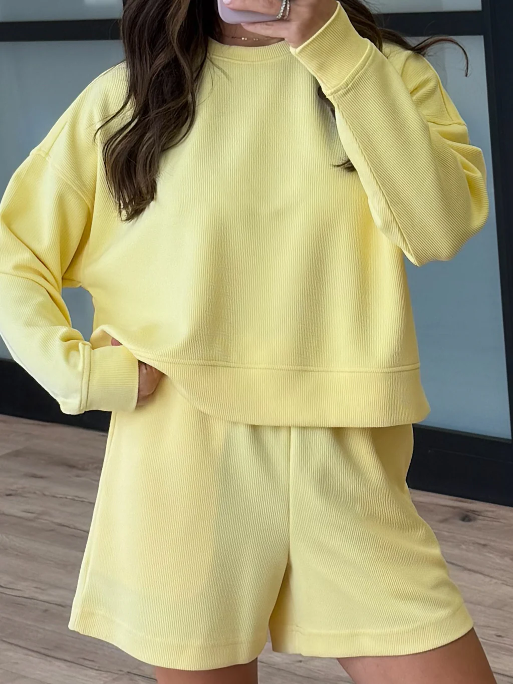 Halo Ribbed Crop Pullover | Daisy