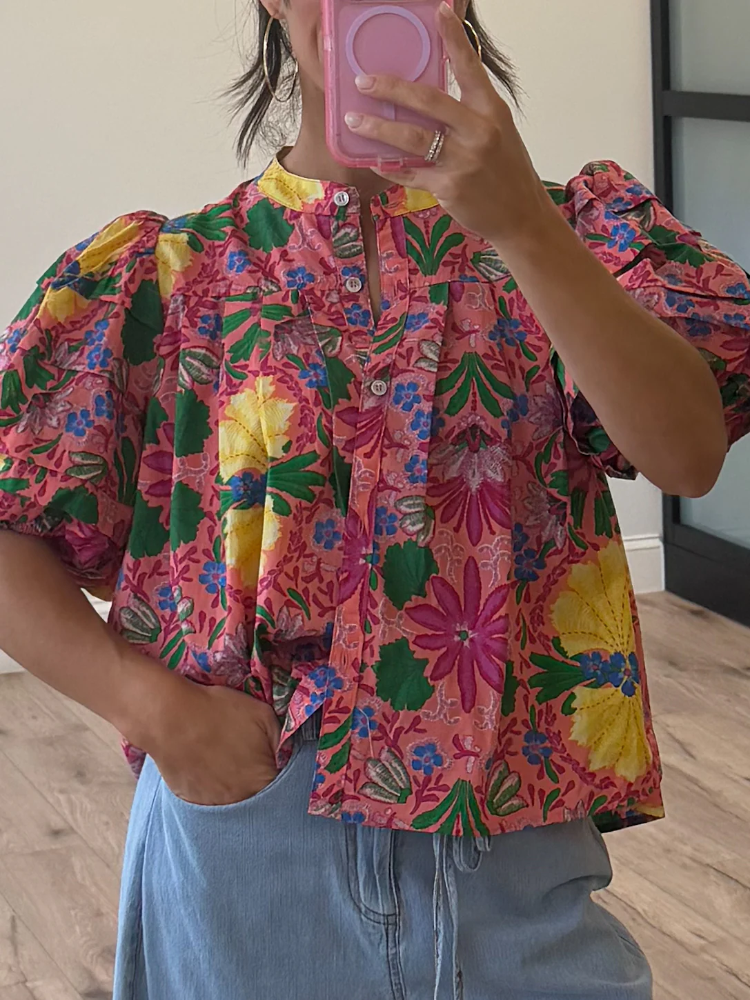 Tropical Passionfruit Smocked Skirt - Image 6