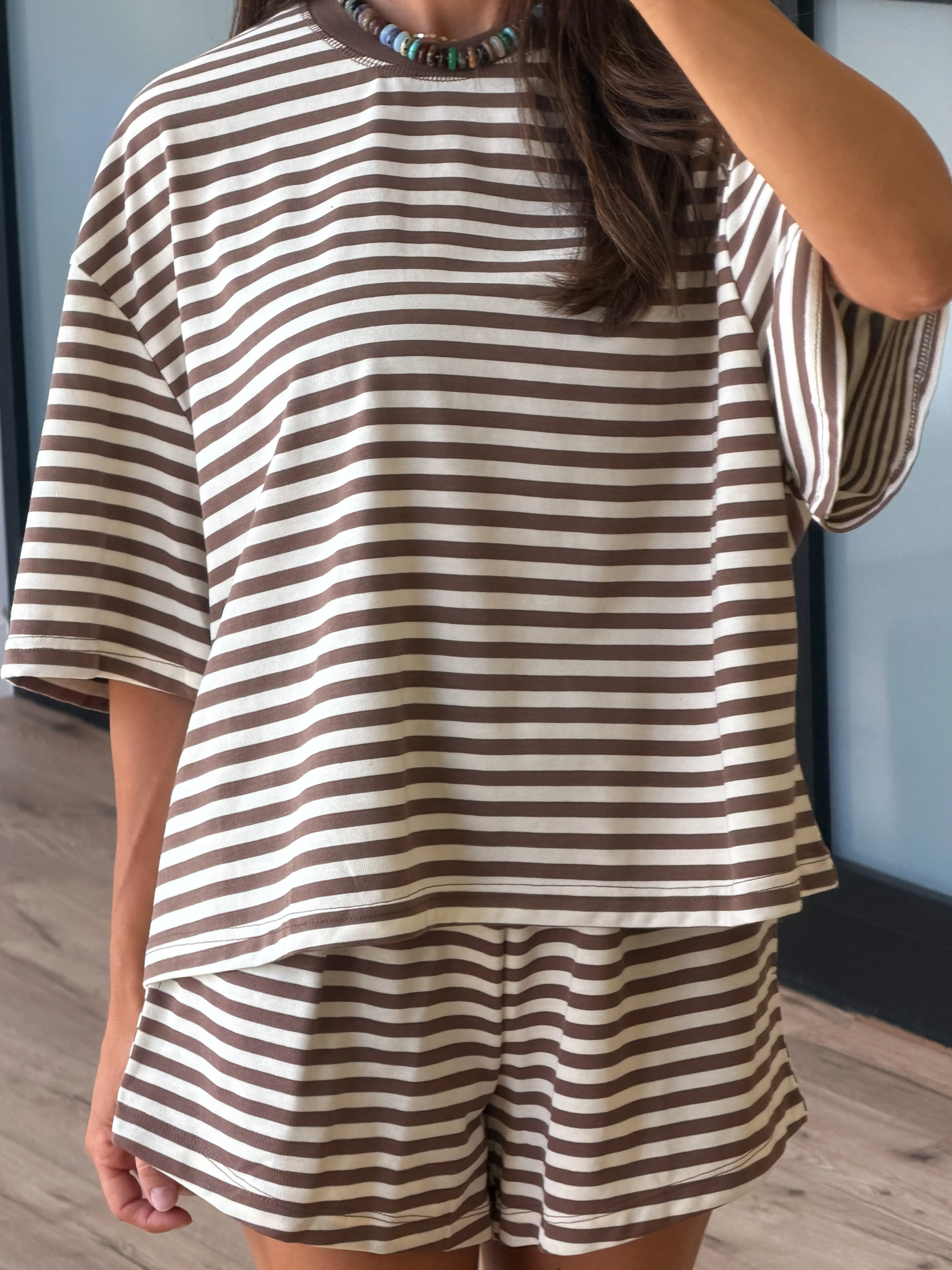 In The Air Relaxed Tee | Mocha Cream - Image 2