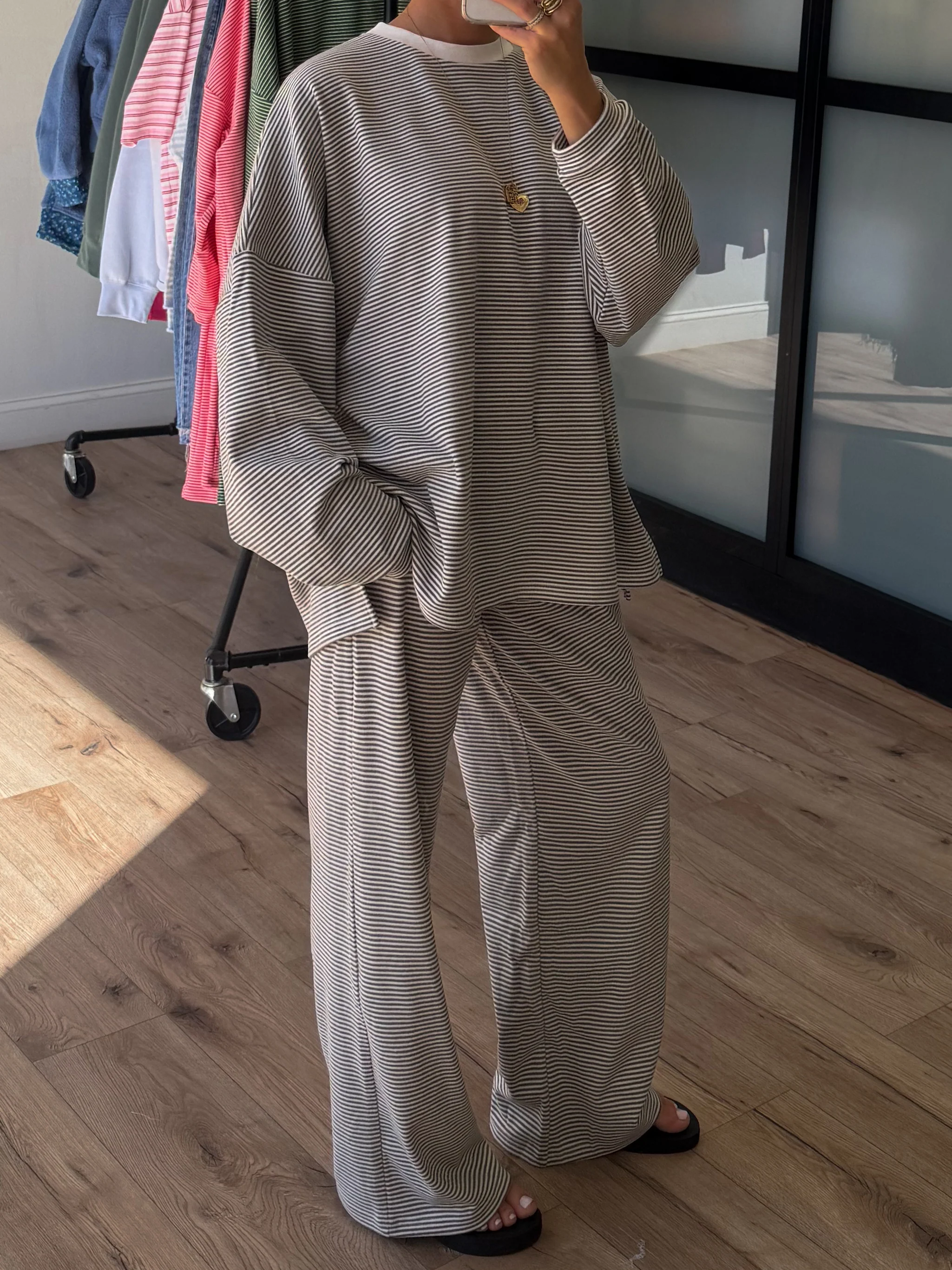 Just Lounging Knit Pullover | Grey - Image 2