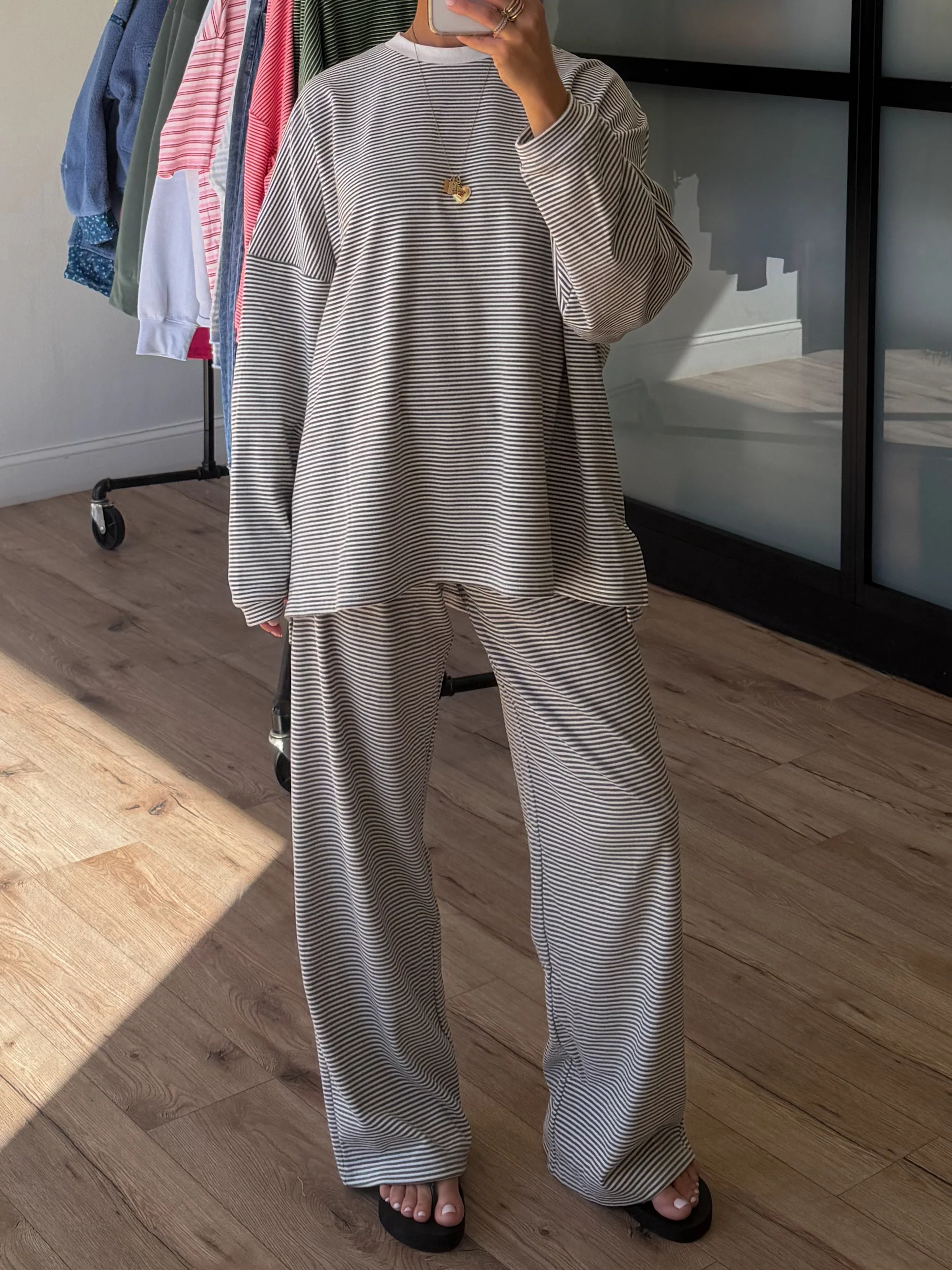 Just Lounging Knit Pullover | Grey - Image 4