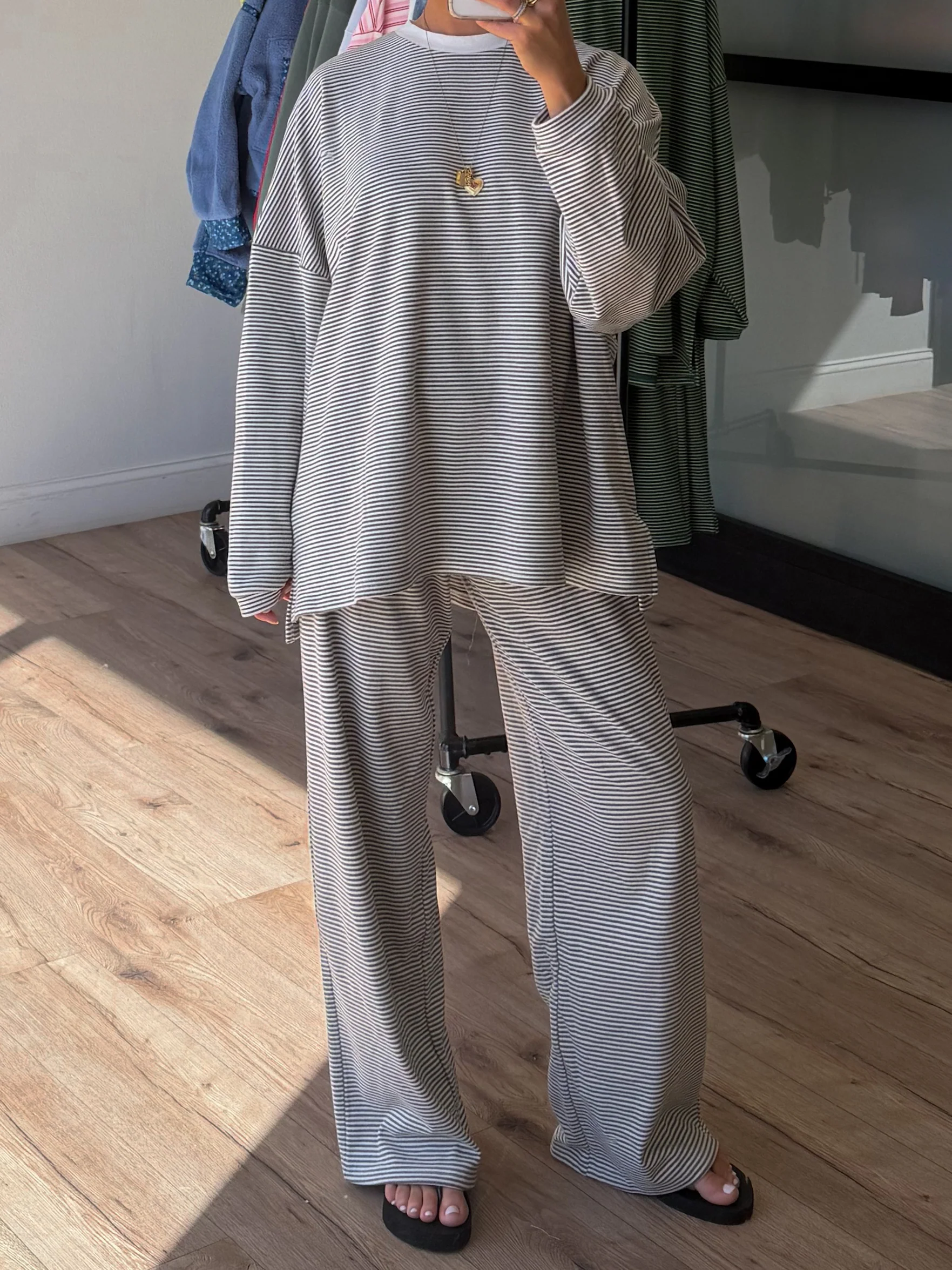 Just Lounging Knit Pullover | Grey - Image 5