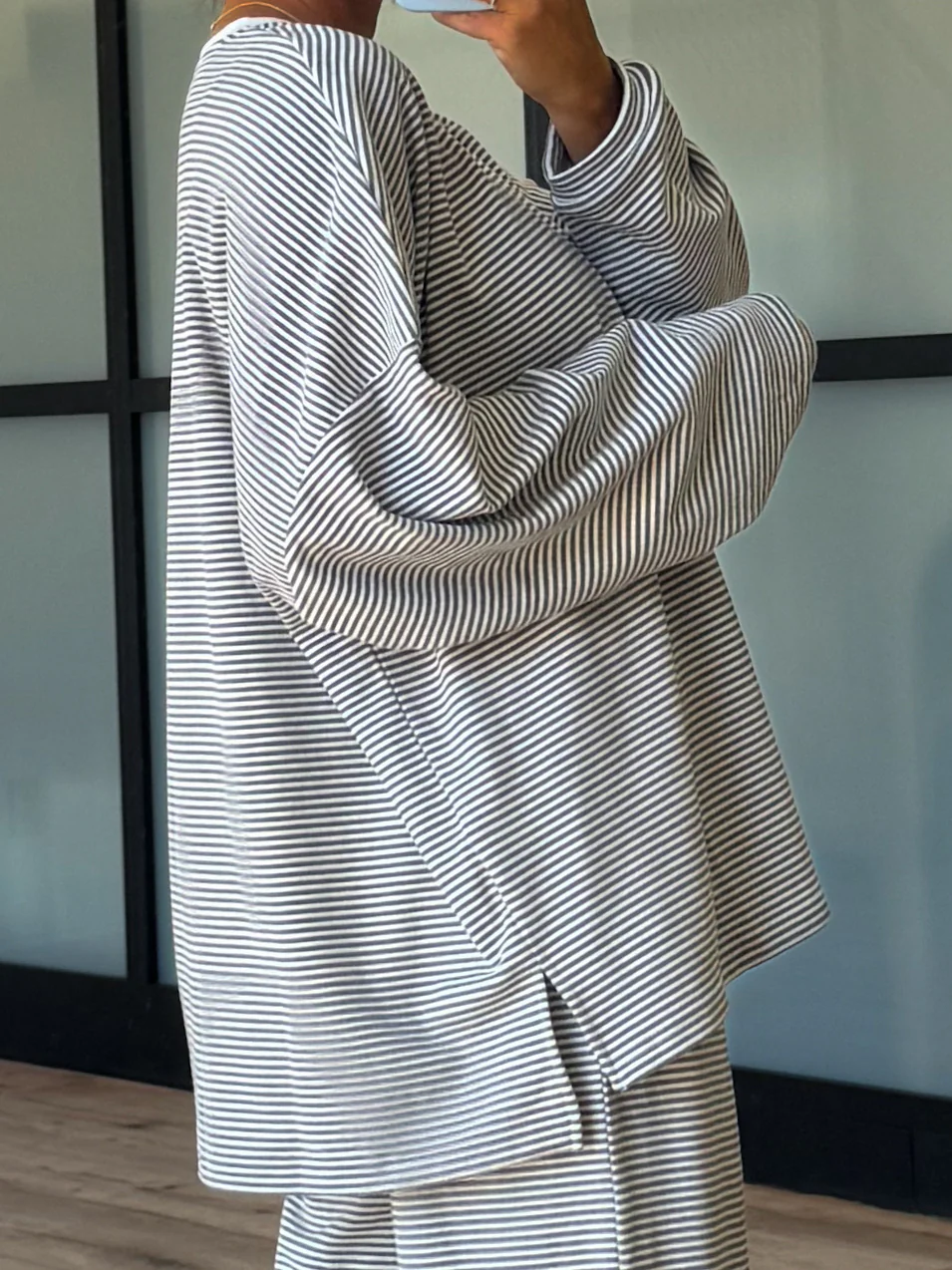 Just Lounging Knit Pullover | Grey - Image 7