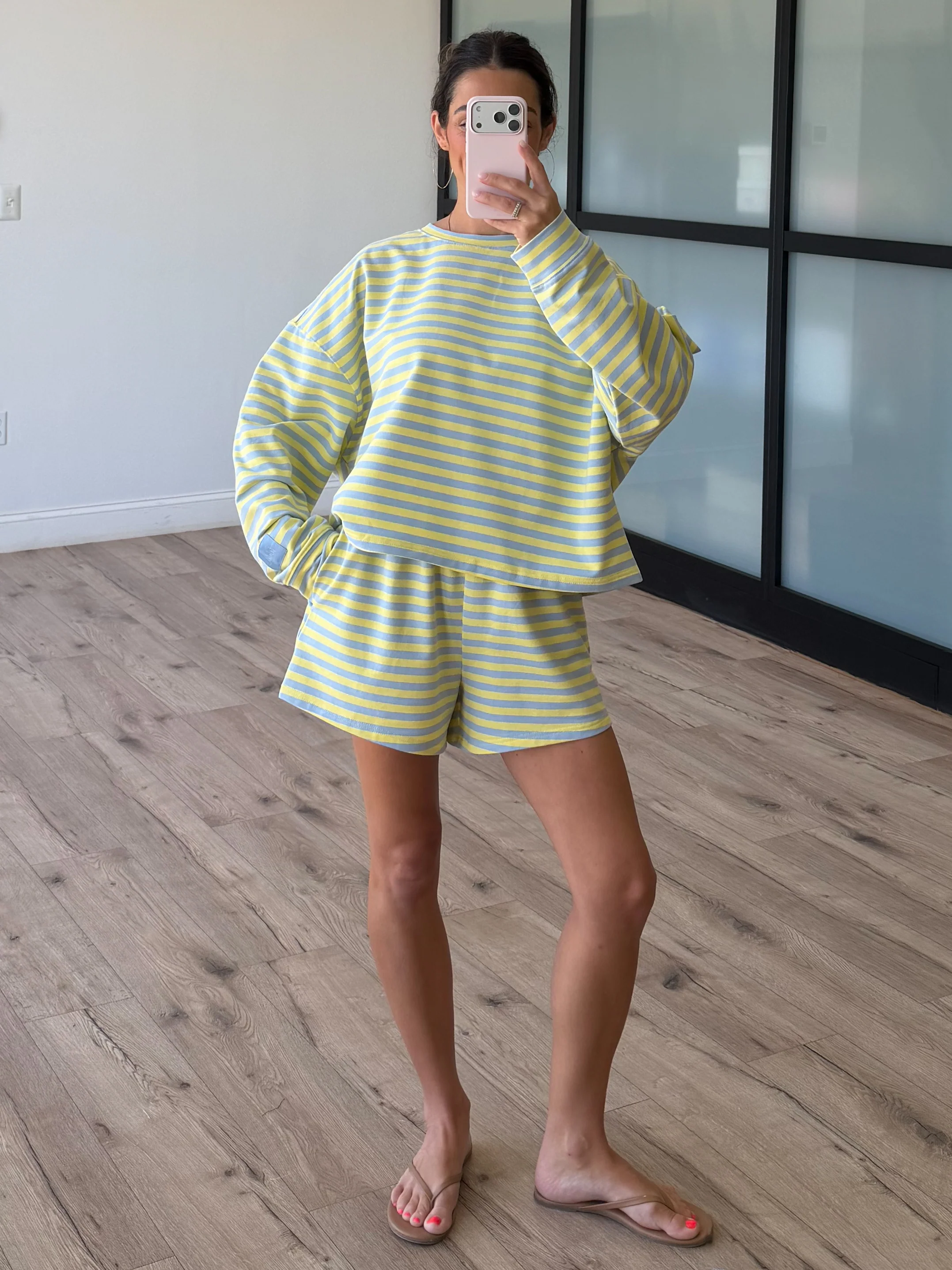 Leisure Lounge Long Sleeve Top | Citrus Sky - Image 4