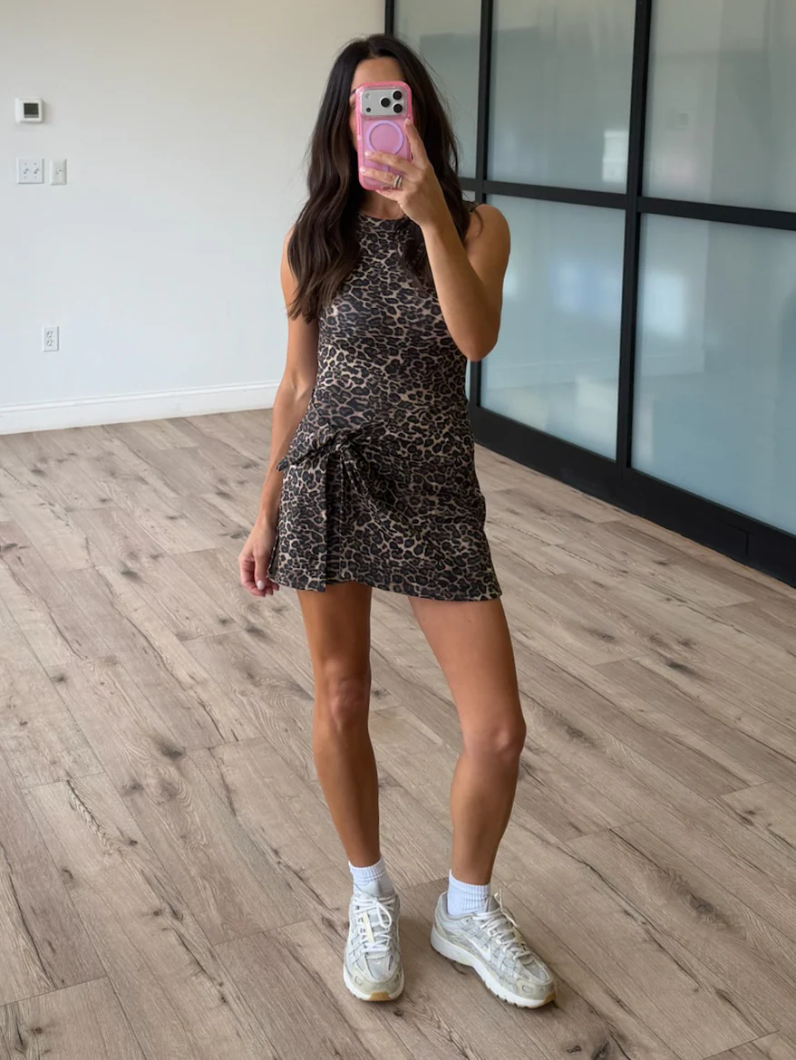 Leopard Active Wrap Romper - Image 4