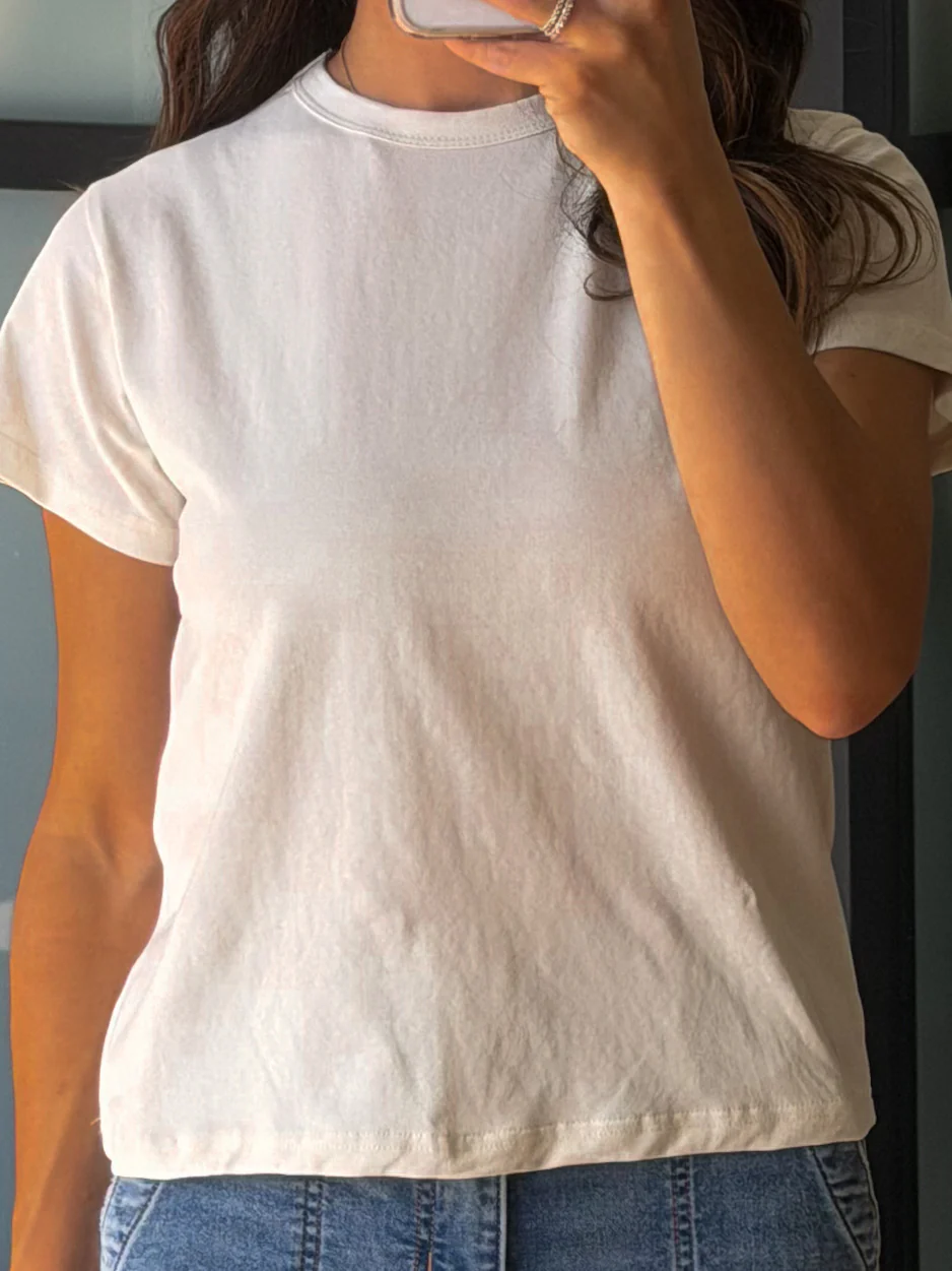 Maisie Vintage Tee | Bone - Image 4