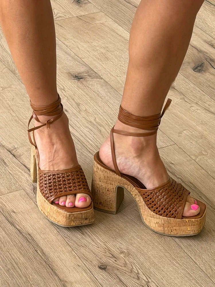 Marbella Platform Heel Sandals - Image 3