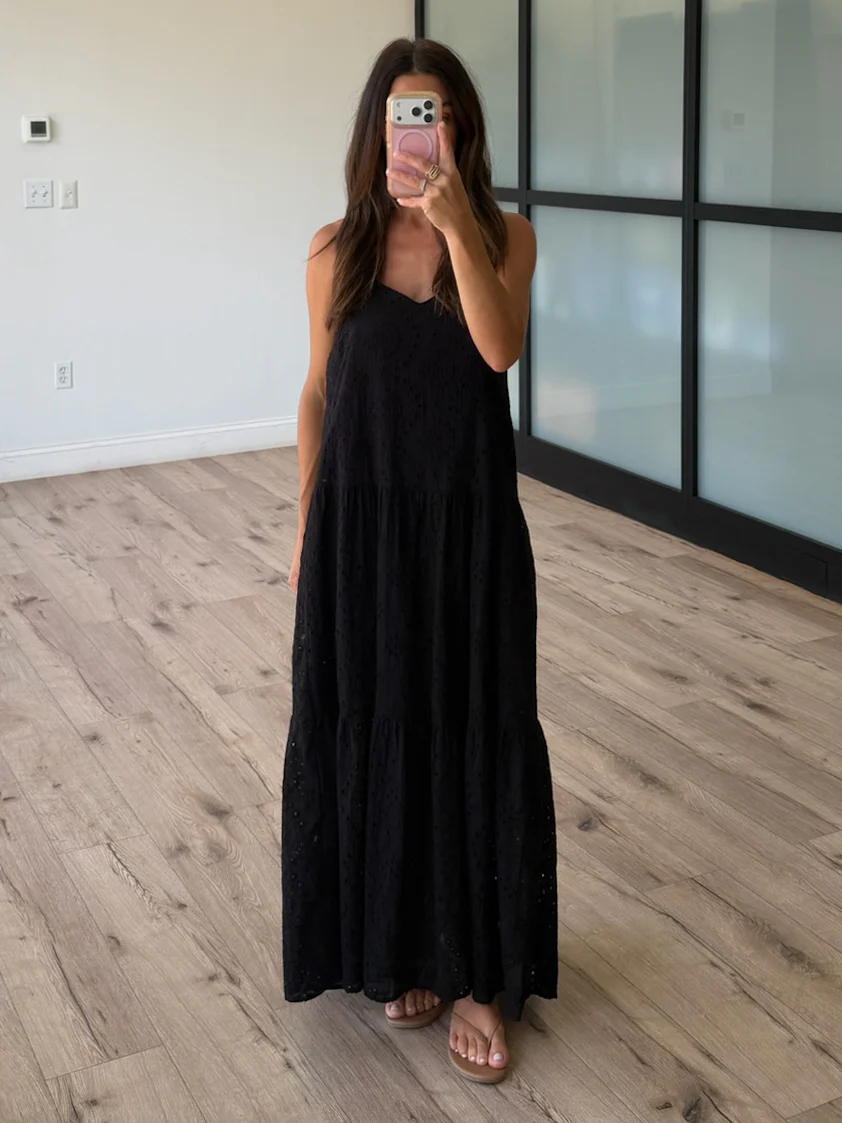 Nightfall Eyelet Maxi Dress - Image 3