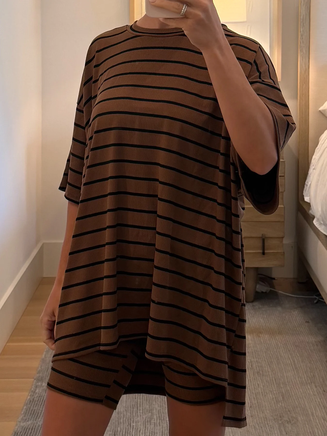 Novi Stripe Ribbed Tee + Shorts Set | 7 Colors Available - Image 39