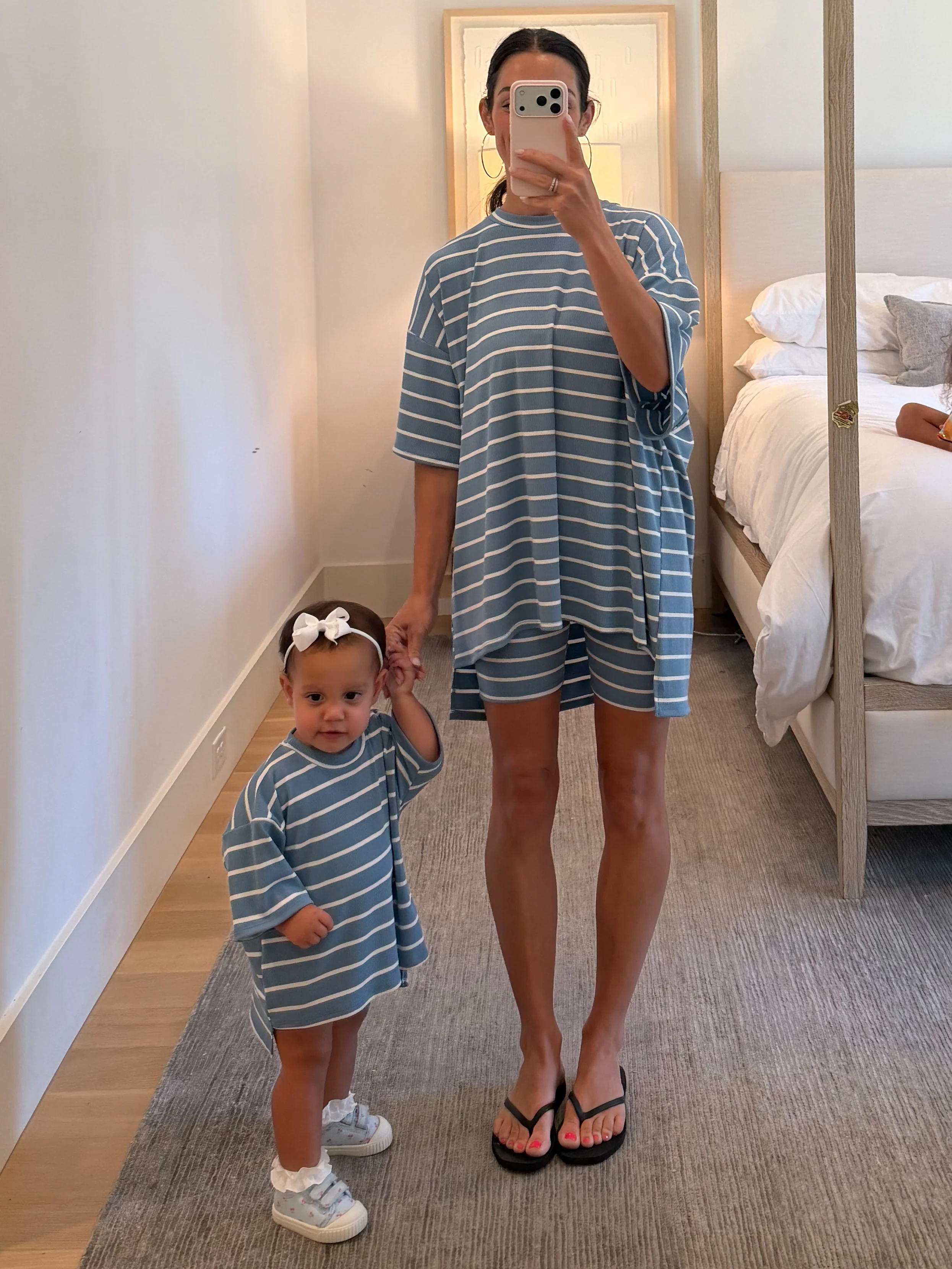 Novi Stripe Ribbed Tee + Shorts Set | 7 Colors Available - Image 42