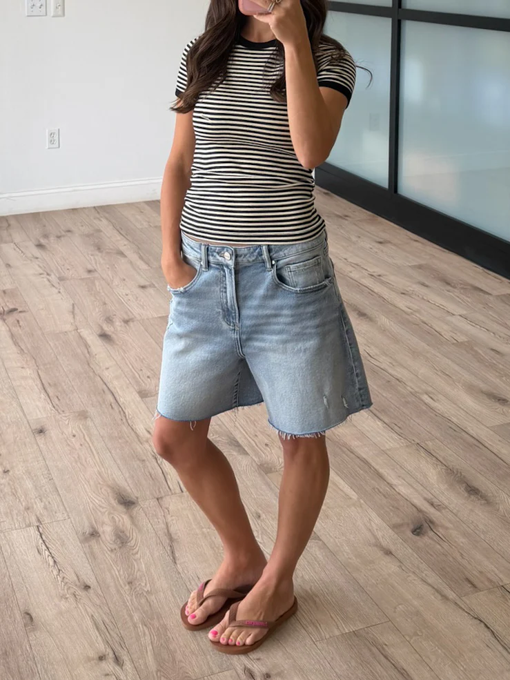 Dean Relaxed Cut-Off Shorts | +Plus Available - Image 6