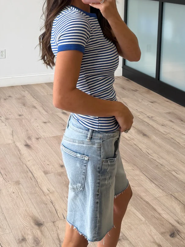 Dean Relaxed Cut-Off Shorts | +Plus Available - Image 8