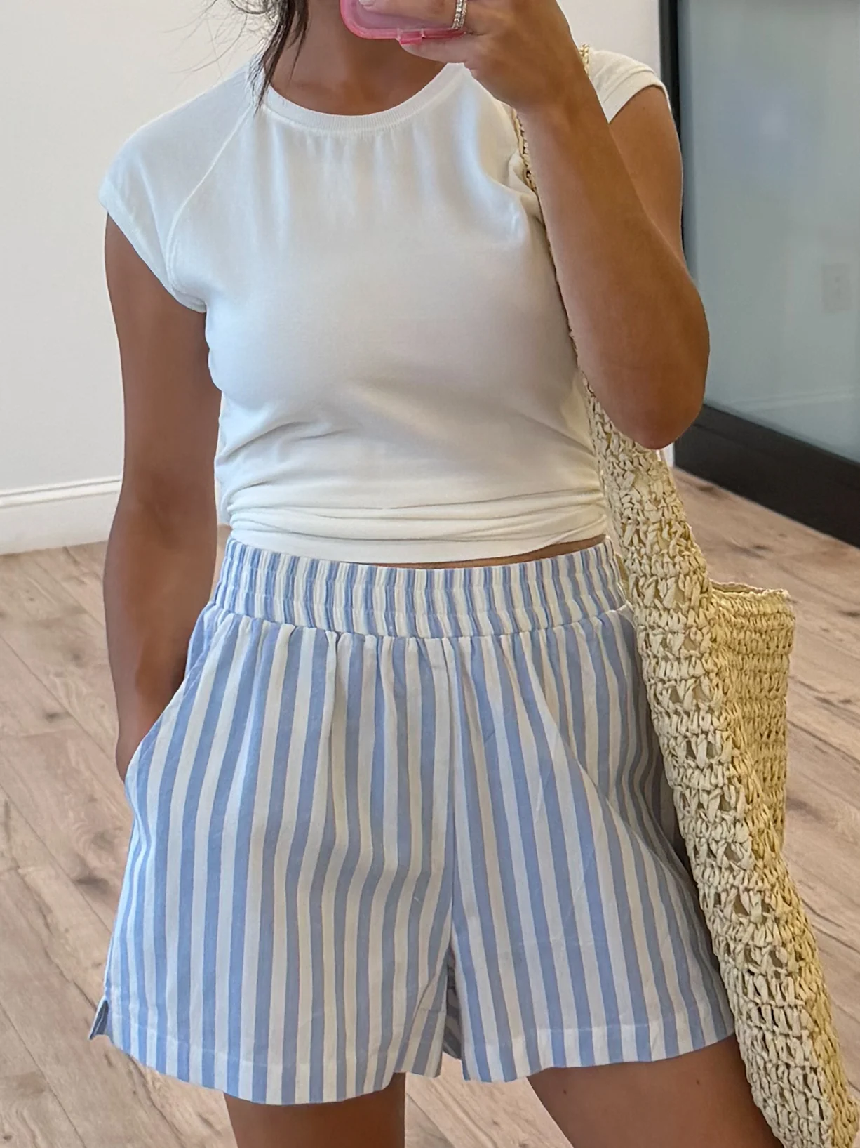 Rian Stripe Boxer Shorts | Sky Blue - Image 2