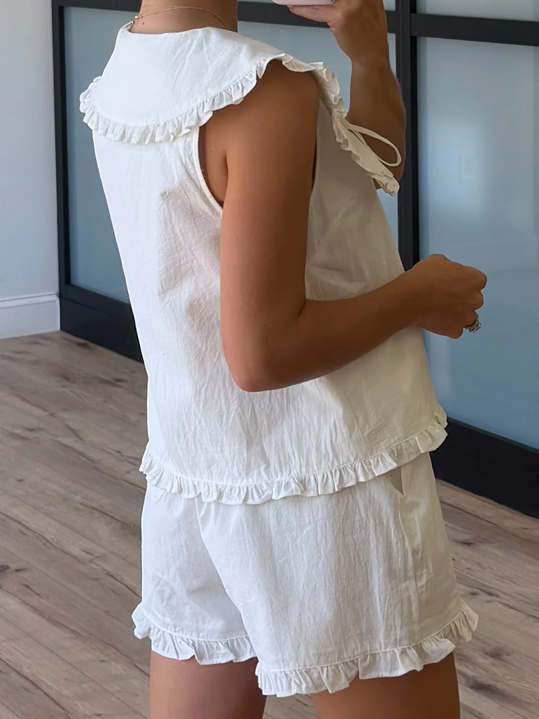 Pure Poise Ruffle Trim Shorts - Image 4