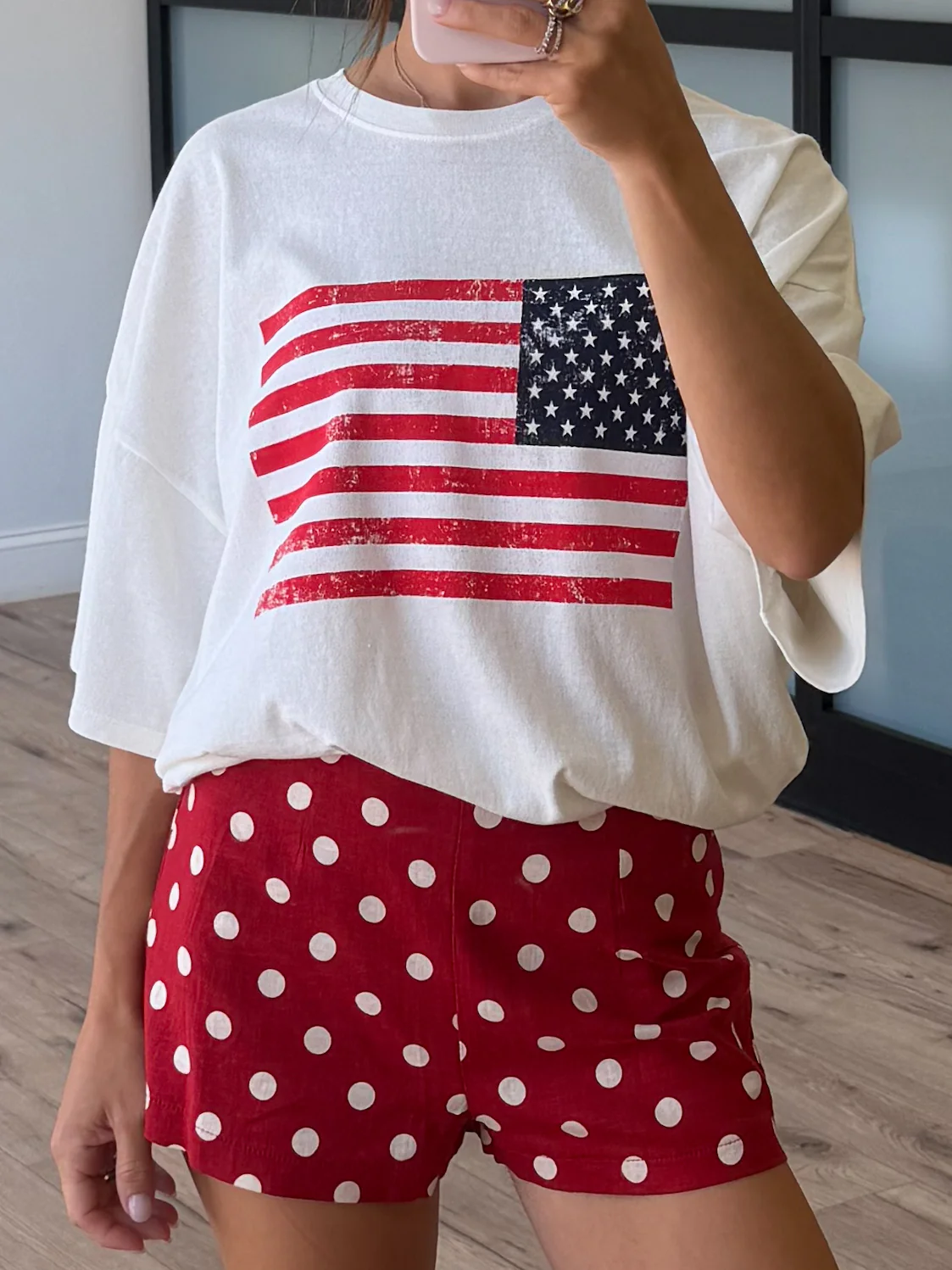 Ready Or Dot Linen Shorts - Image 7