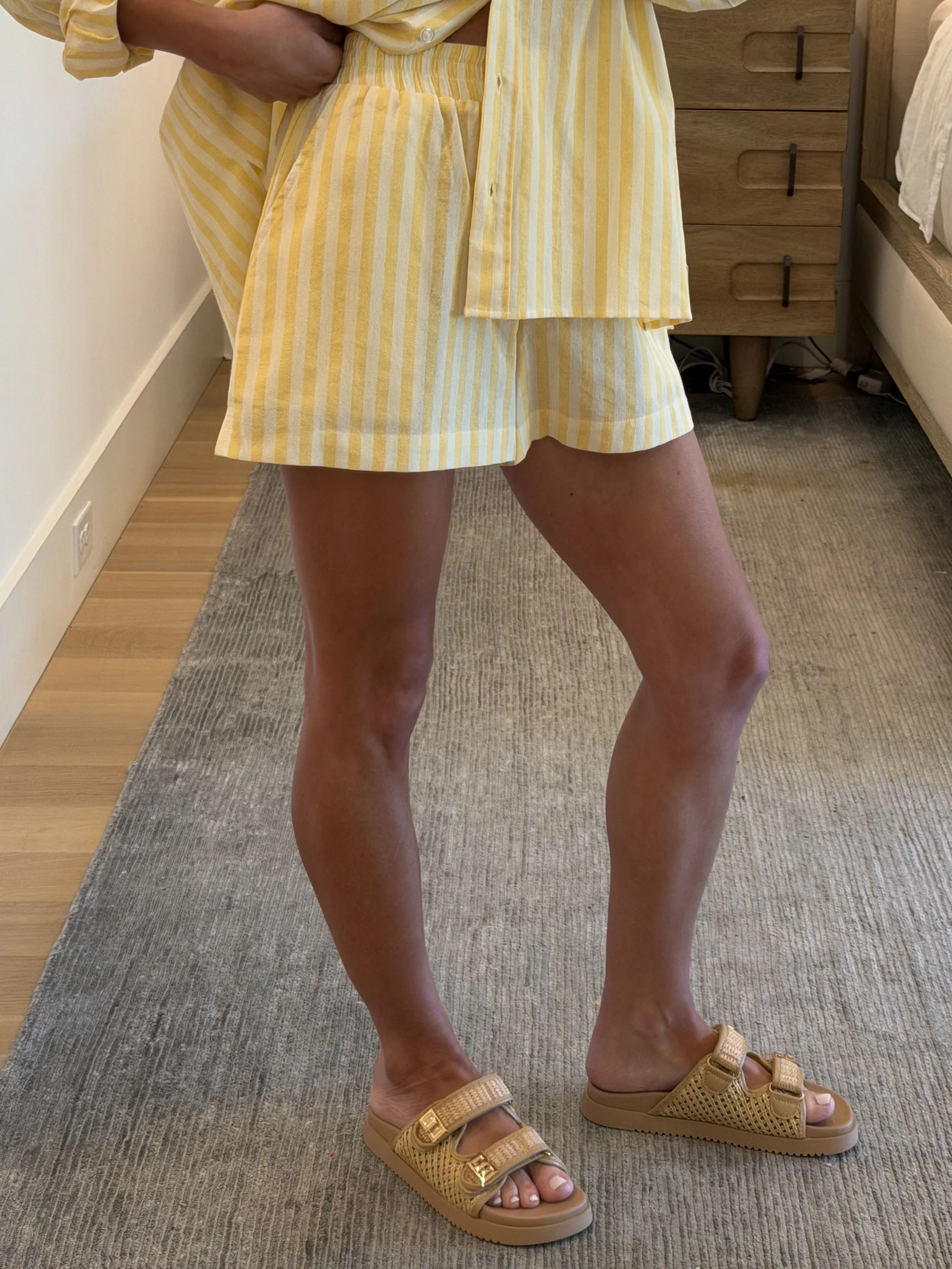 Rian Stripe Boxer Shorts | Lemon - Image 7