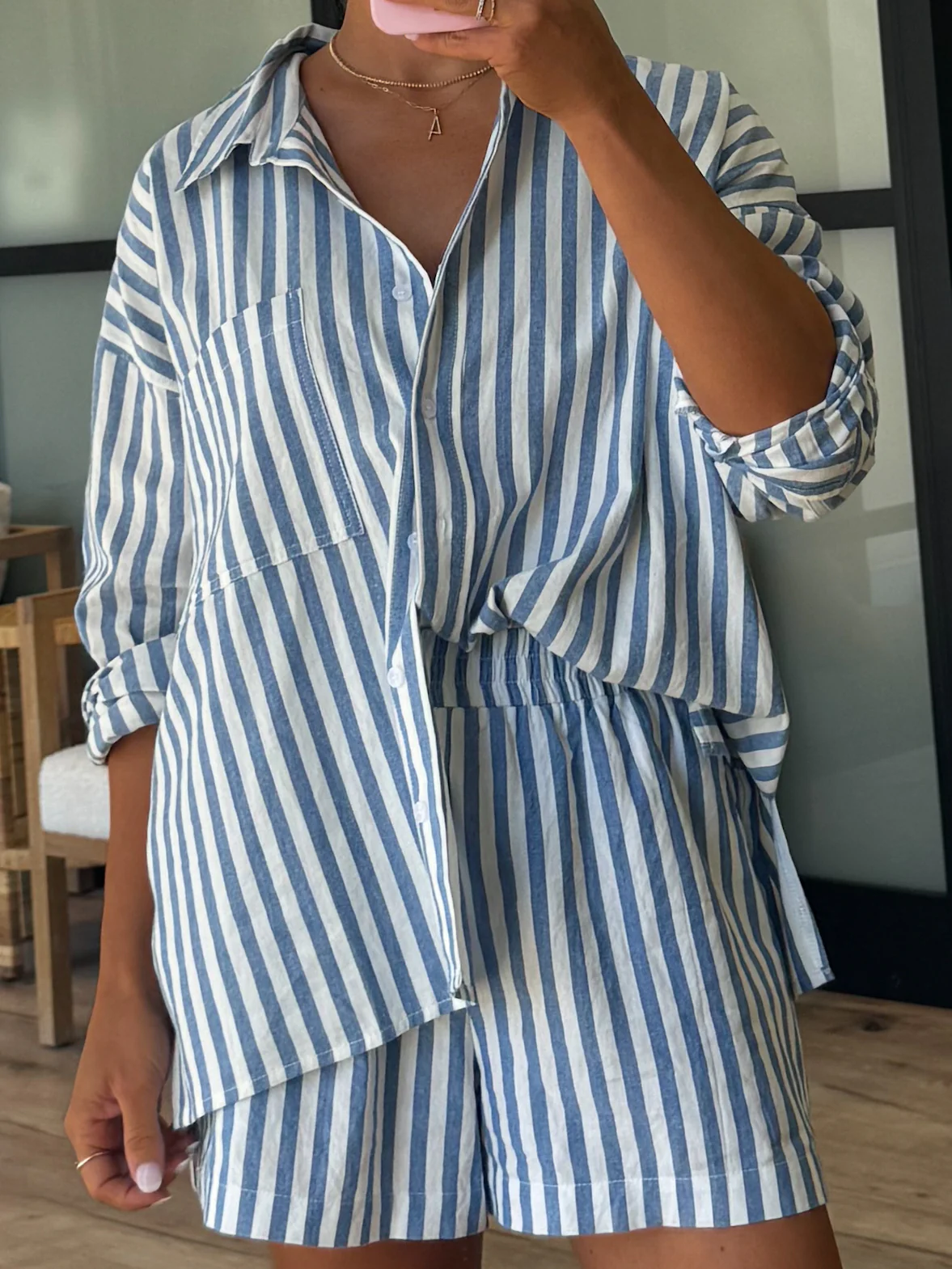 Rian Stripe Boxer Shorts | Sky Blue - Image 10