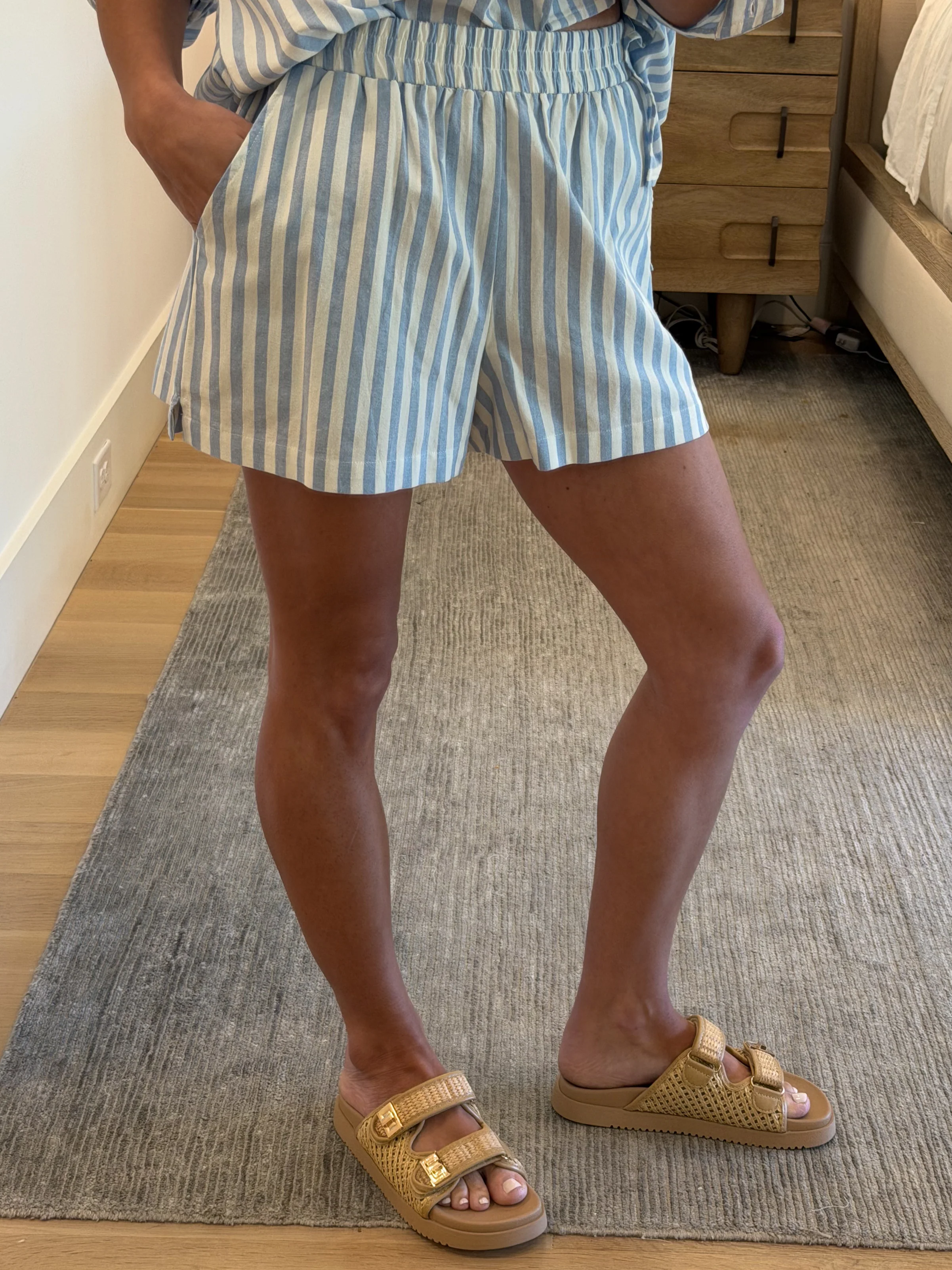 Rian Stripe Boxer Shorts | Sky Blue - Image 6