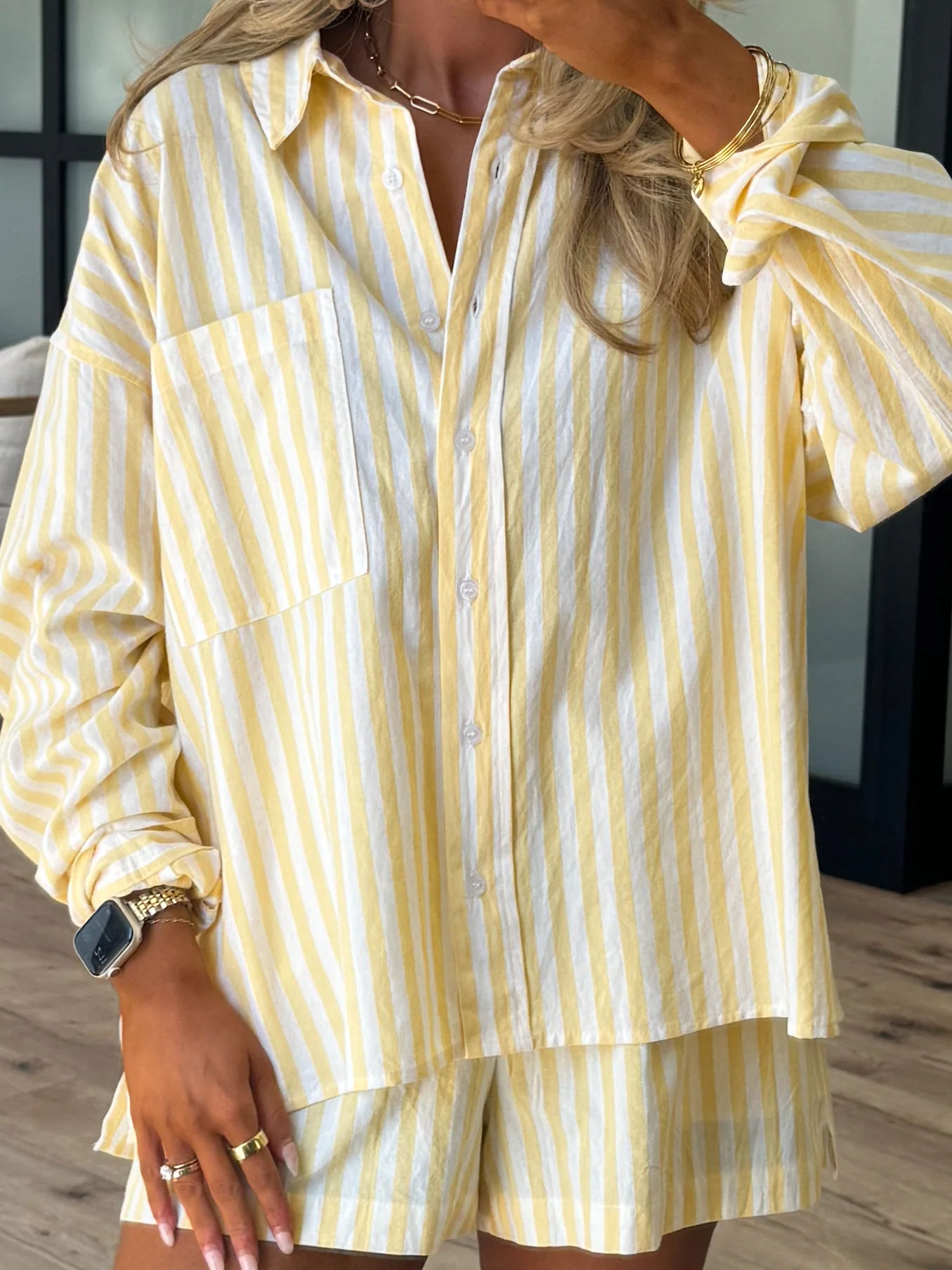 Rian Stripe Boxer Shorts | Lemon - Image 9