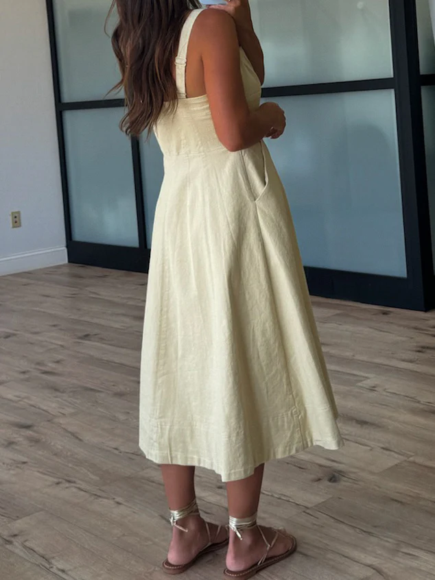 Saltwash Midi Dress | Natural - Image 2