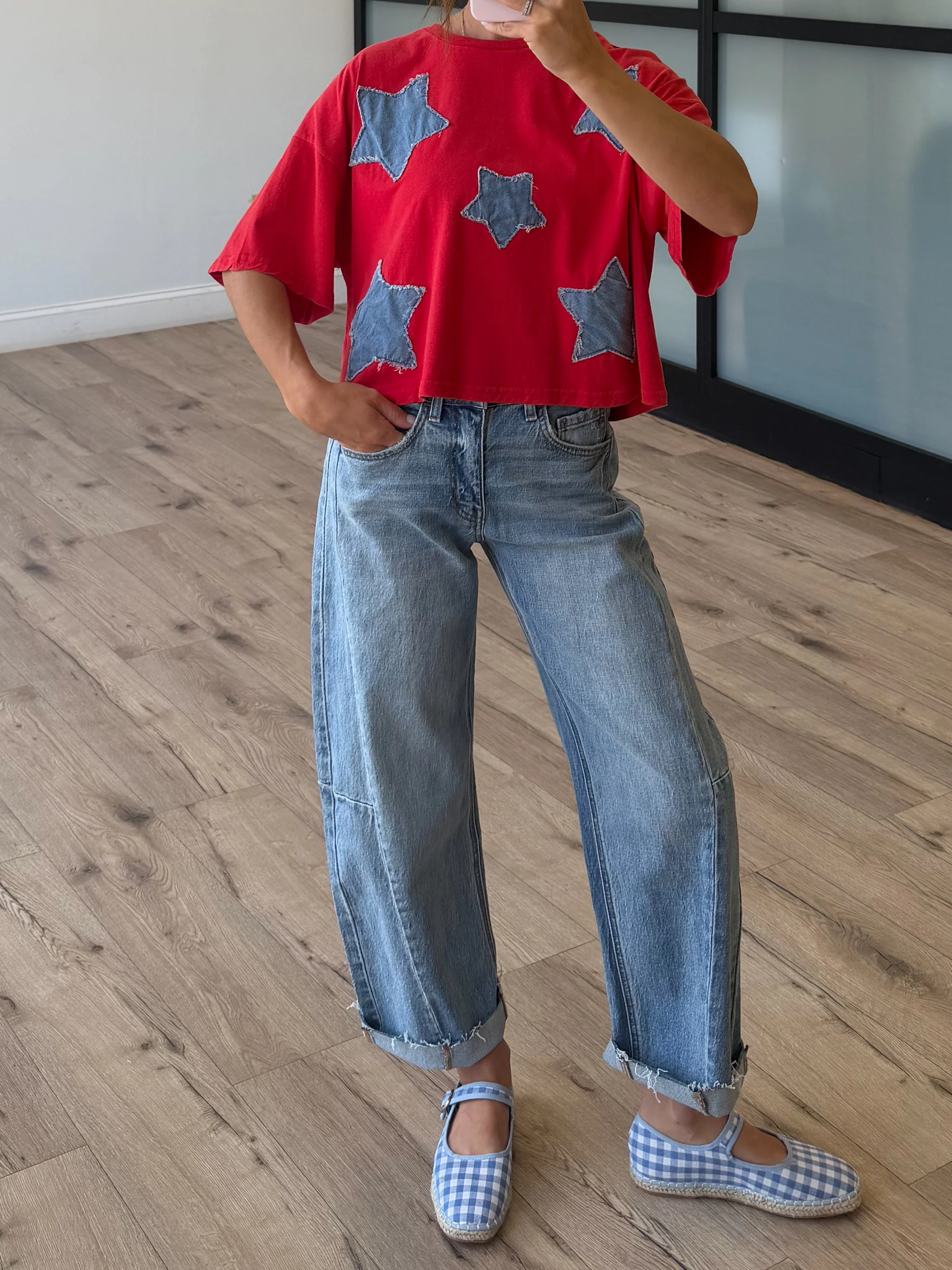 Sud Raw Hem Barrel Jeans - Image 4