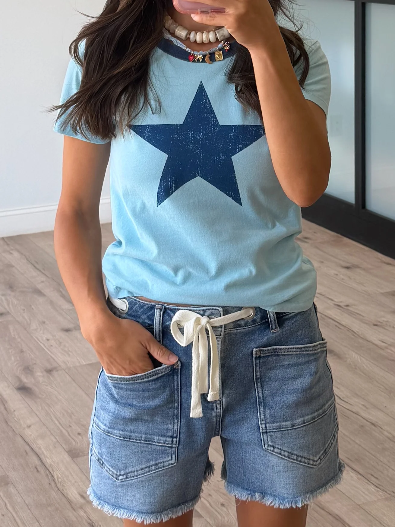 Stellar Vibes Vintage Tee | Blue - Image 2
