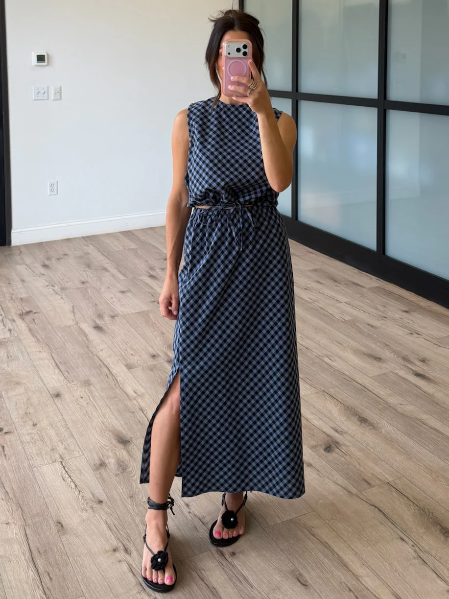 Stormfront Plaid Tank + Skirt Set - Image 5
