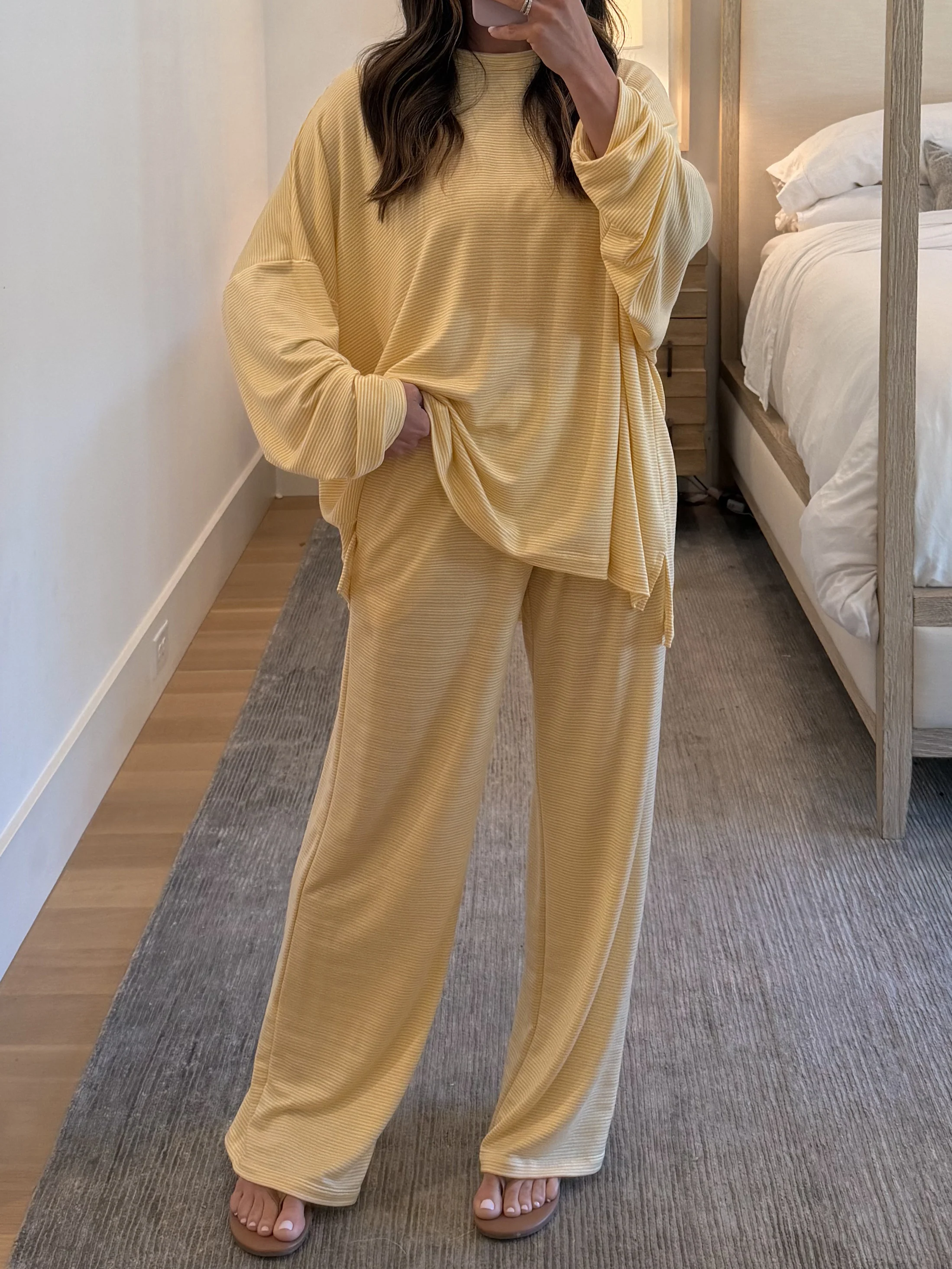 Sunday Soft Stripe Set | Golden | +Plus Available