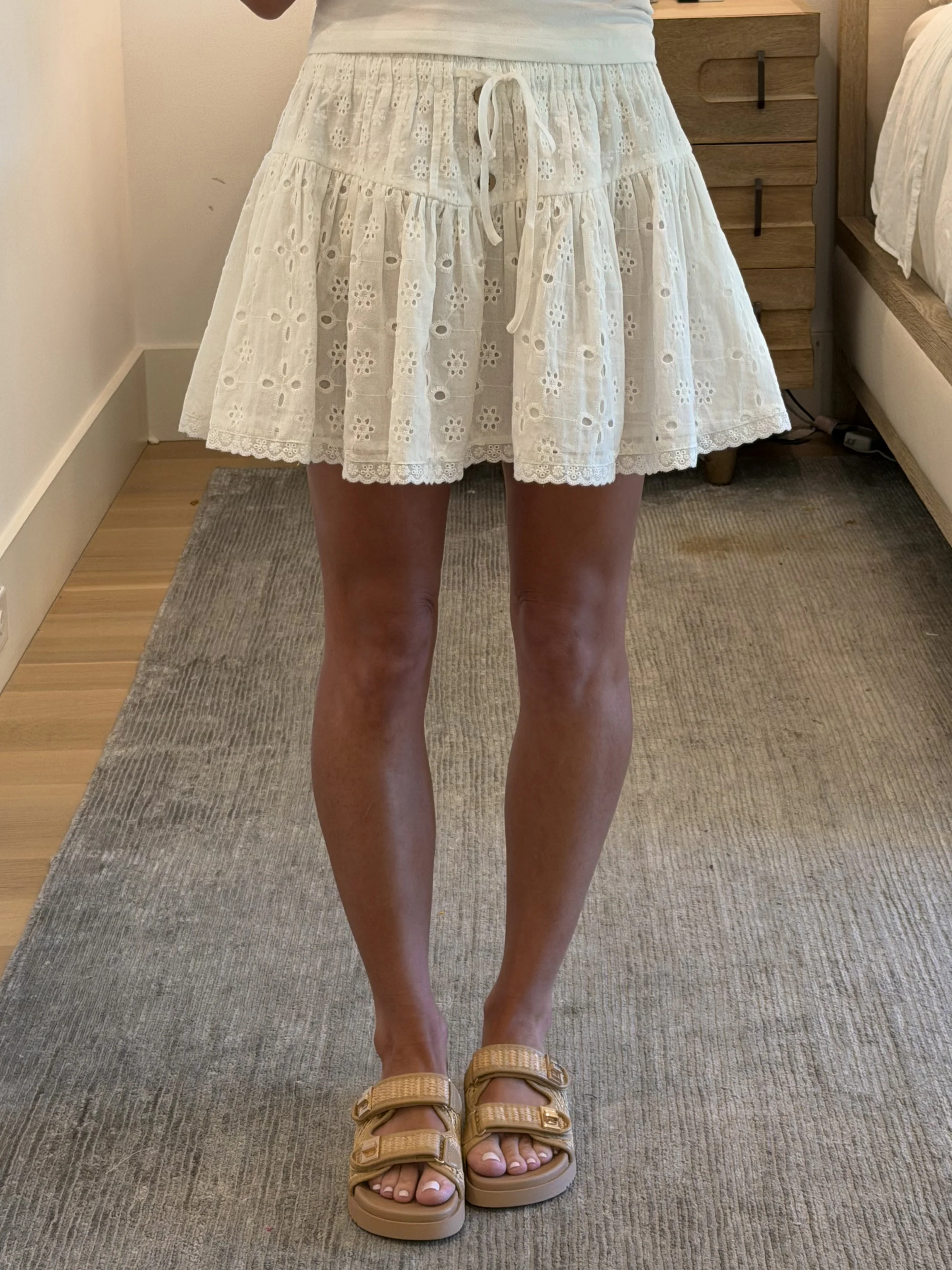Sweet Retreat Eyelet Skirt - Image 5