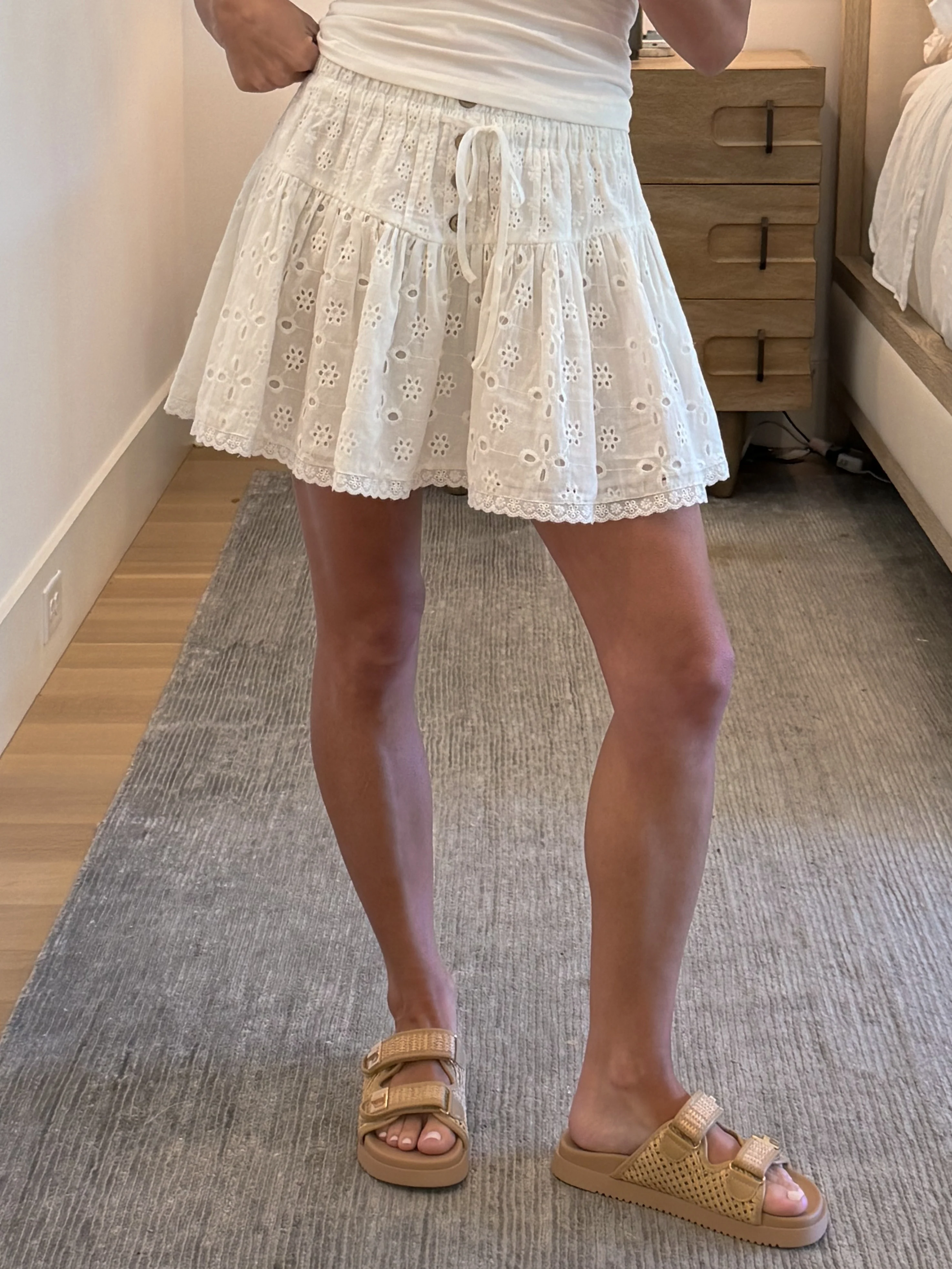 Sweet Retreat Eyelet Skirt - Image 6