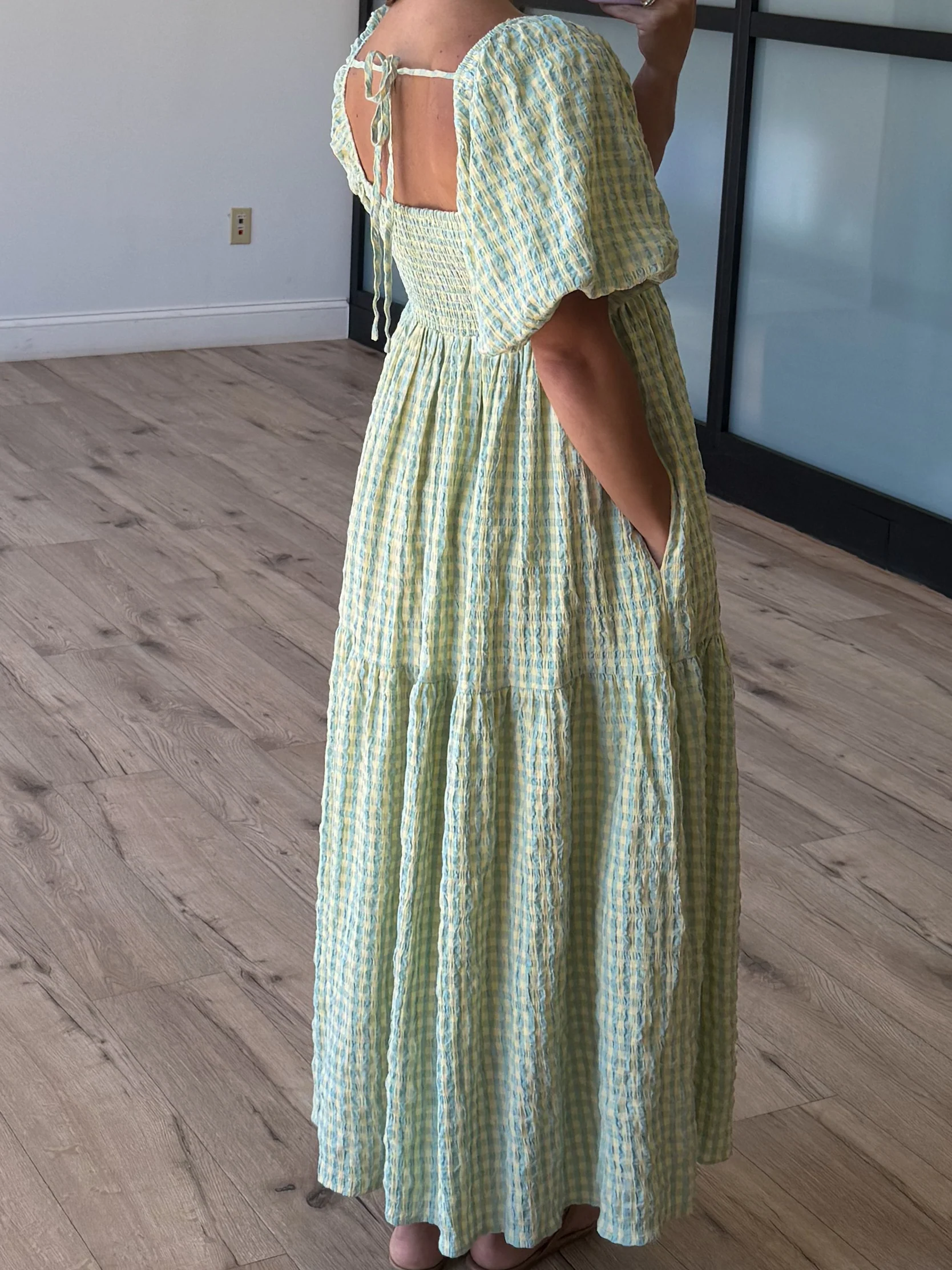 Sweetgrass Gingham Dress - Image 2