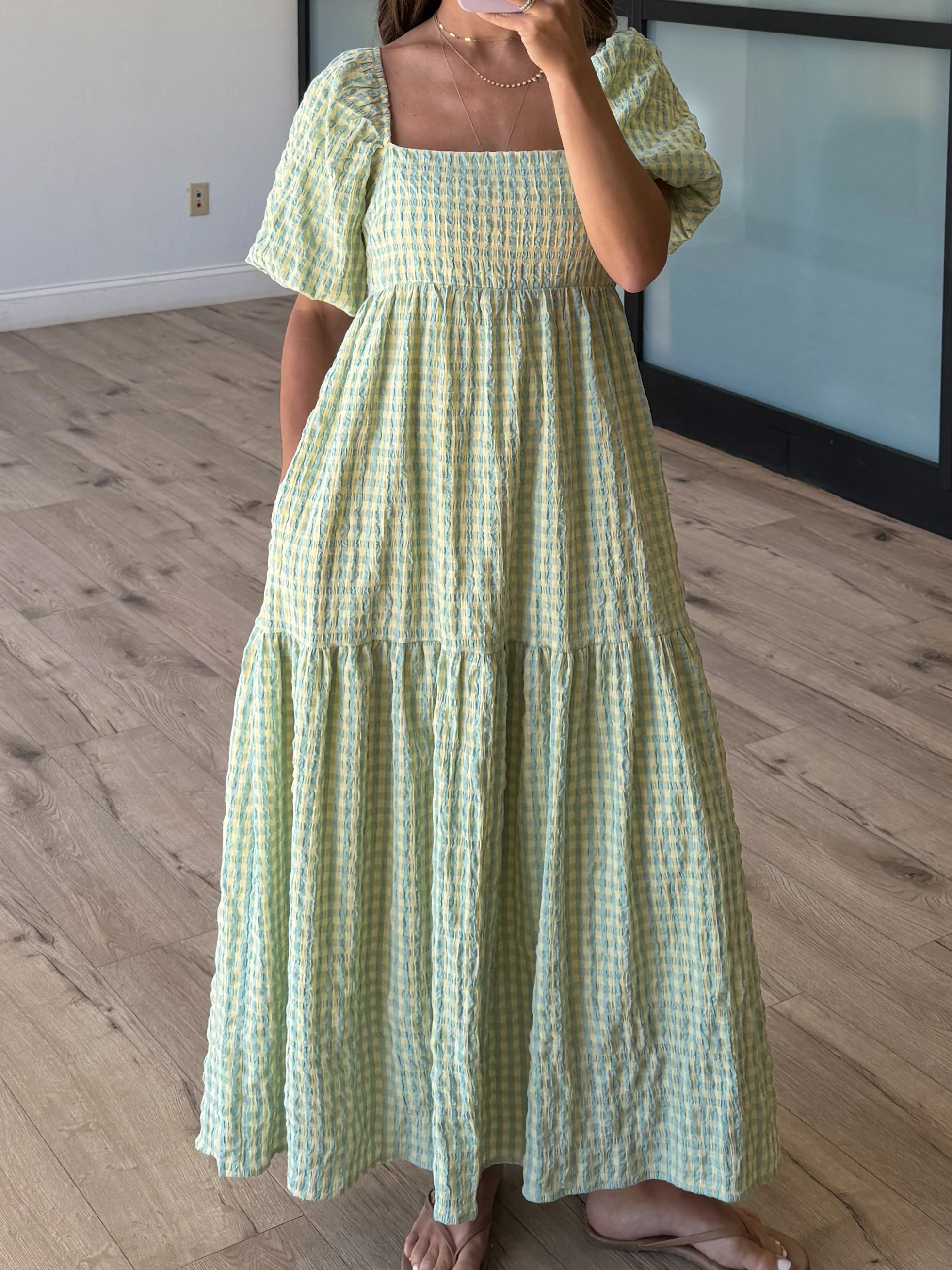 Sweetgrass Gingham Dress - Image 3