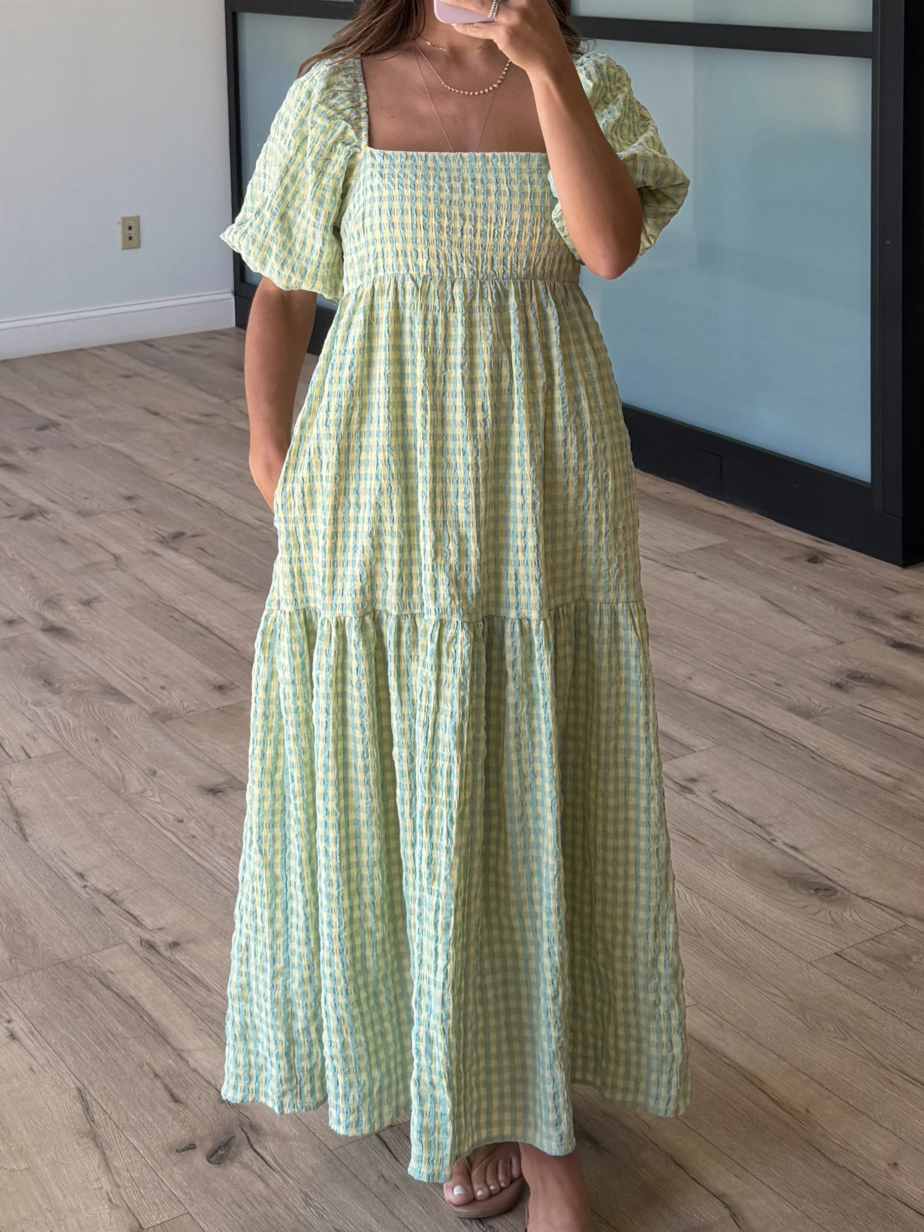 Sweetgrass Gingham Dress - Image 4
