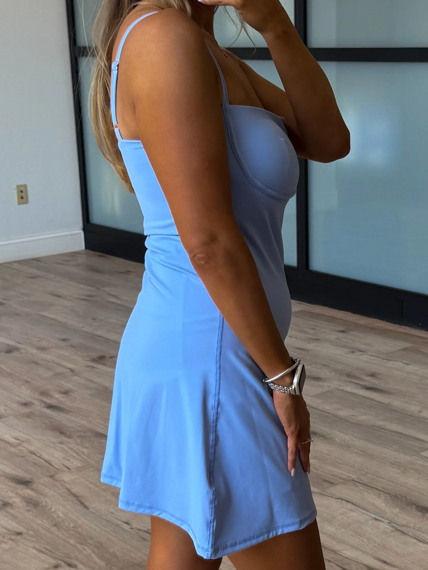Sweetheart Active Dress | Sky Blue - Image 2