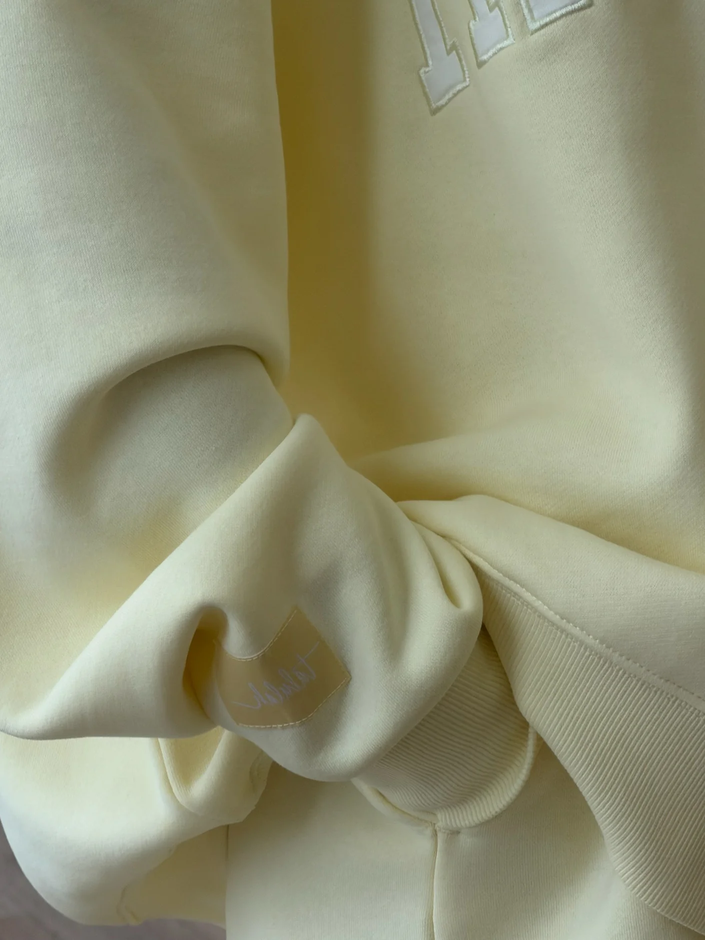 "TALULAH" Mock Neck Sweatshirt | Lemon | +Plus Available - Image 3